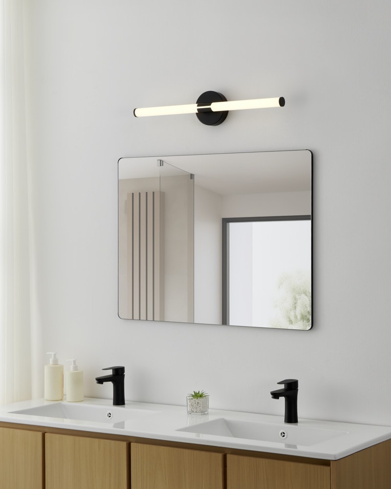 Eglo 901853 "RAMOLA" 60 Cm Uzunluğunda Siyah Çelik Duvar Aplik Ip44