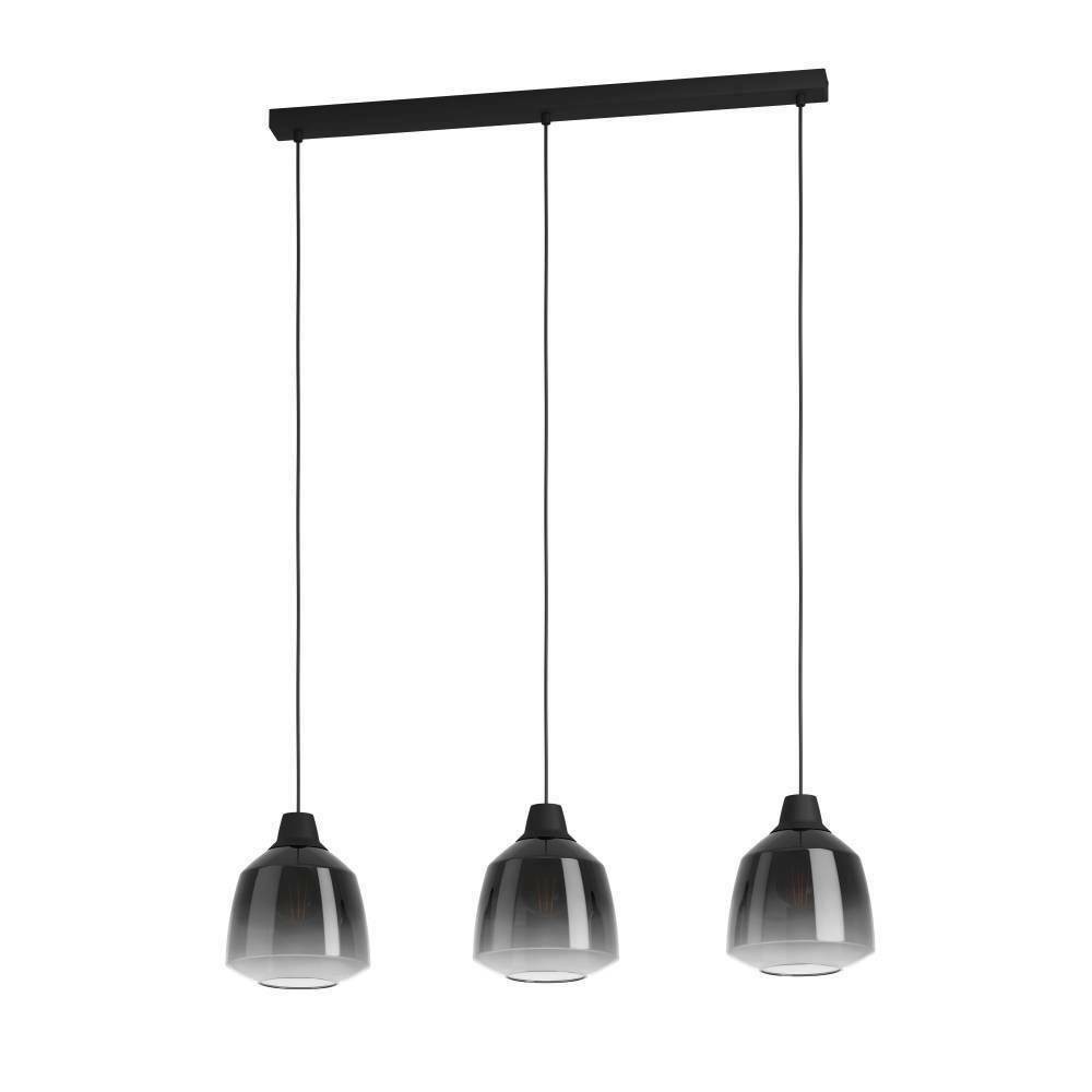Eglo 43822 "SEDBERGH" 110 Cm Yüksekliğinde Çelik Siyah Sarkıt Avize