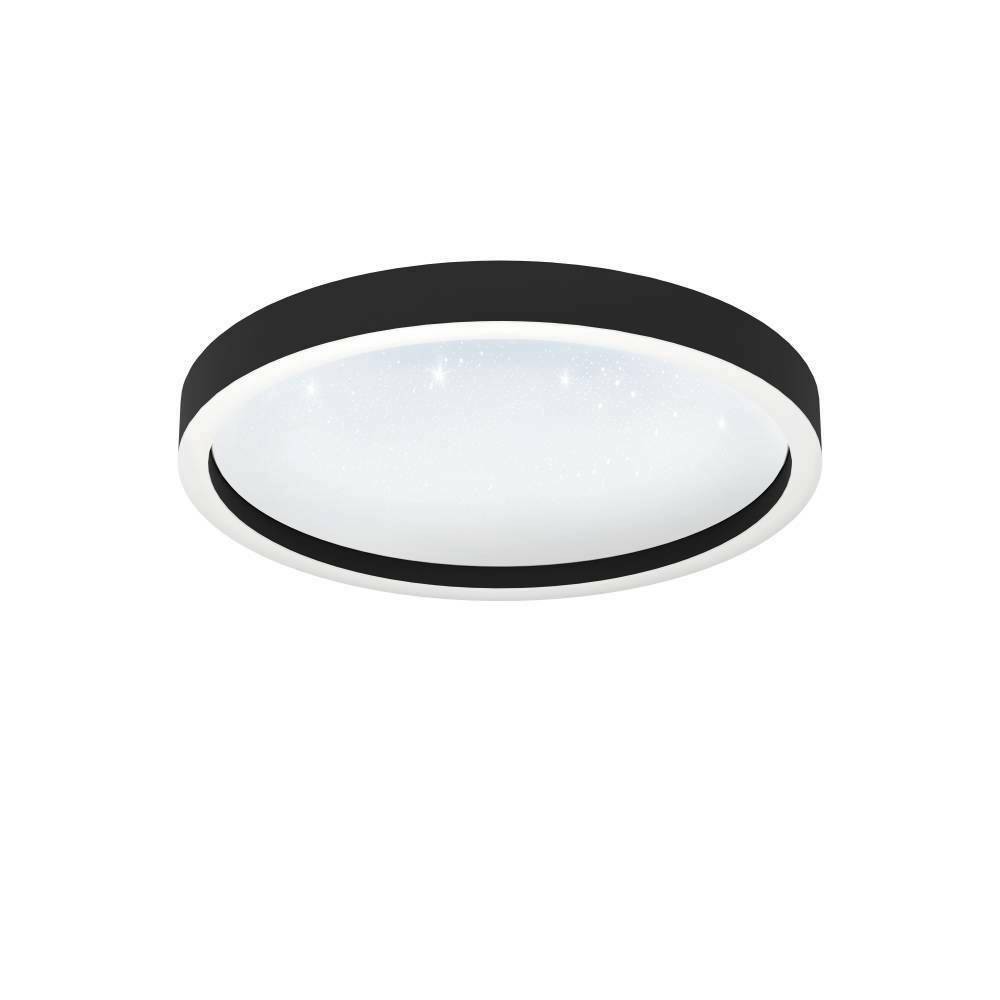 Eglo 900411 "MONTEMORELOS-Z" 42 Cm Çapında Alüminyum Siyah Tavan Armatürü RGB