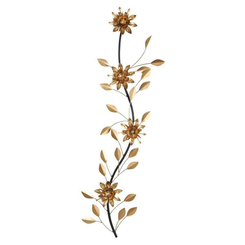 Eglo 426014 "CHIKUMA" 98,5Cm Yüksekliğinde Pirinç Siyah Metal Duvar Dekorasyonu