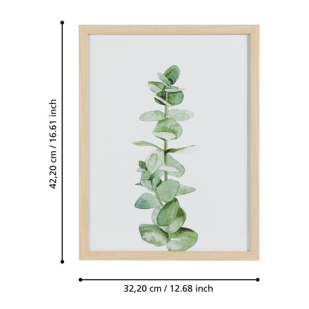 Eglo 423081 "ROBERVAL" 42,2 Cm Yüksekliğinde 32,2 Cm Uzunluğunda Dekoratif Duvar Tablo Resim