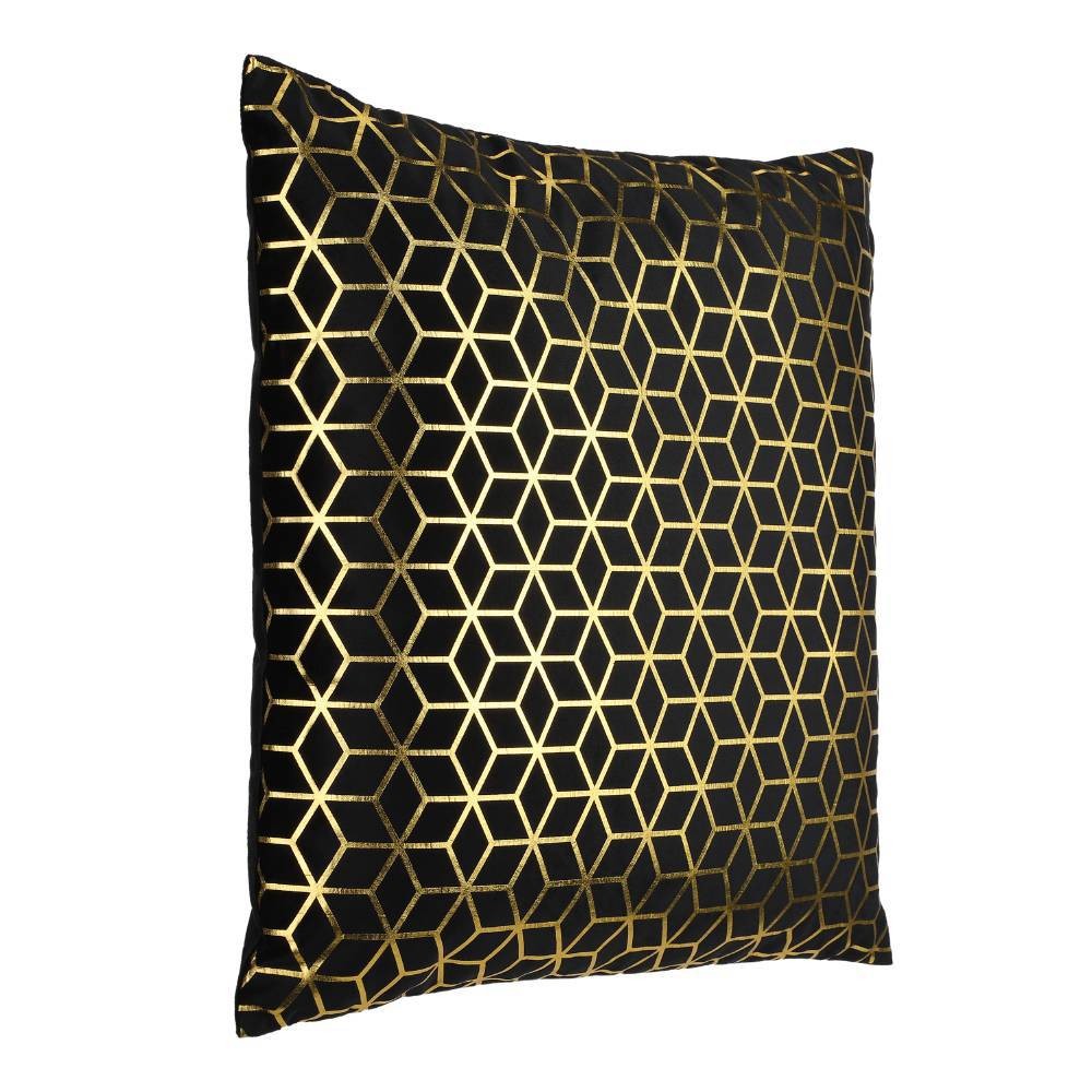 Eglo 420078 "SINGU" 45X45Cm Siyah/ Gold Polyester Yastık