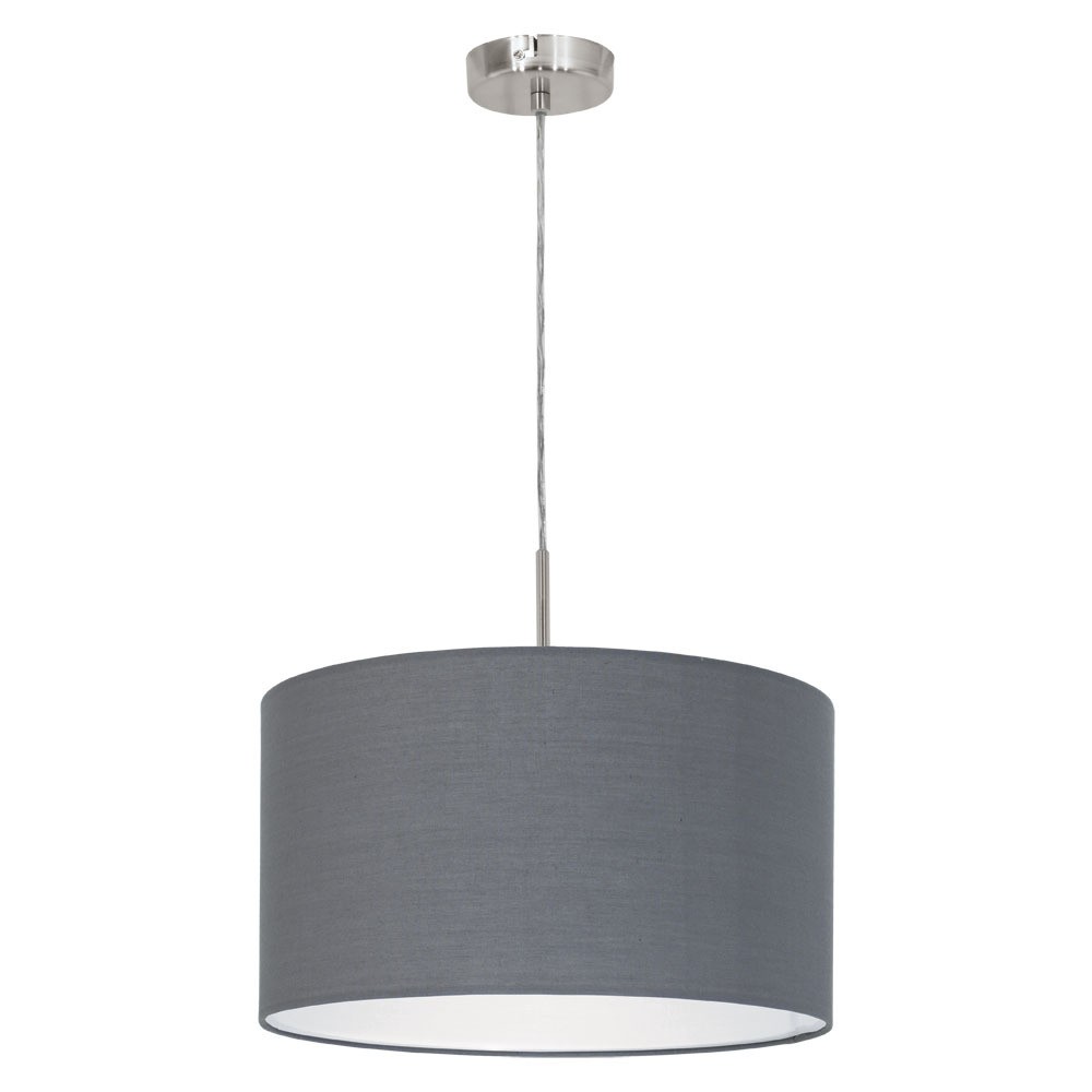 Eglo 31573 "PASTERI" 38 Cm Çapında Çelik Nikel Mat Sarkıt Avize