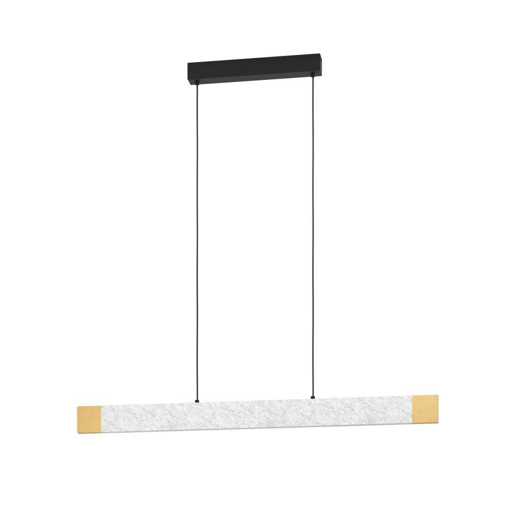 Eglo 390386 "VALLELADO" 150 Cm Yüksekliğinde Çelik, Ahşap Siyah, Kahverengi Sarkıt Avize