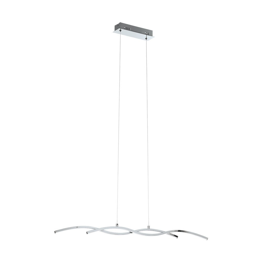 Eglo 96103 "LASANA 2" 87 Cm Uzunluğunda Çelik, Alüminyum Krom Sarkıt Avize