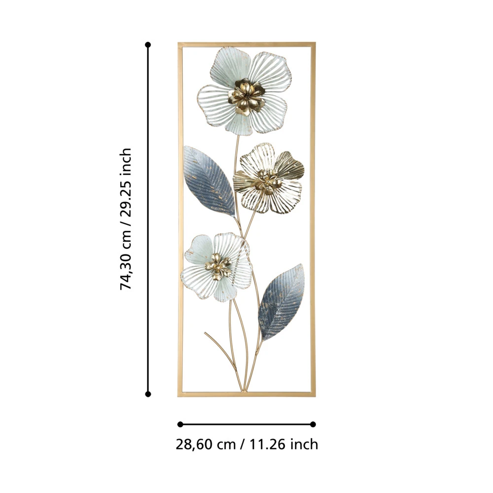 Eglo 426026 "NUMAZU" 74,3 Cm Yüksekliğinde Metal Duvar Dekorasyonu