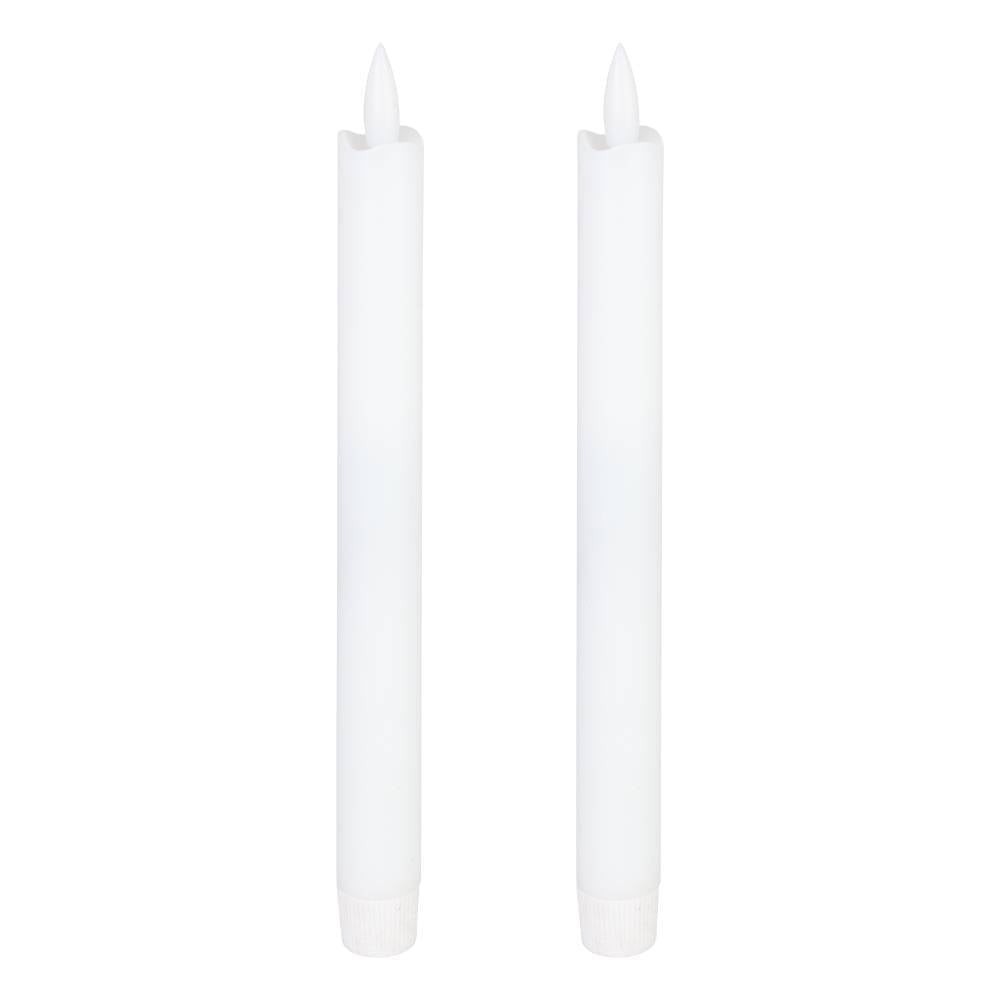 Eglo 422217 "ANTANABE" 24,5 Cm Yüksekliğinde Led Balmumu Plastik Beyaz 2'Li Set