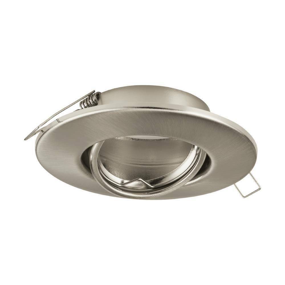 EGLO 95904 İç Mekan " PENETO 1 "  Mat nikel dökme çelik Gömme   Aydınlatma.    Çap: 10,8 cm  7,4 cm GU10 Duy: 1X50W Ampul hariçtir. IP20