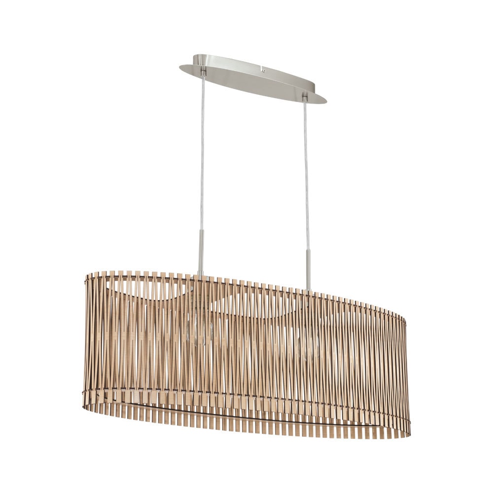 Eglo 96194 "SENDERO" 77,5 Cm Uzunluğunda Çelik Nikel Mat Sarkıt Avize