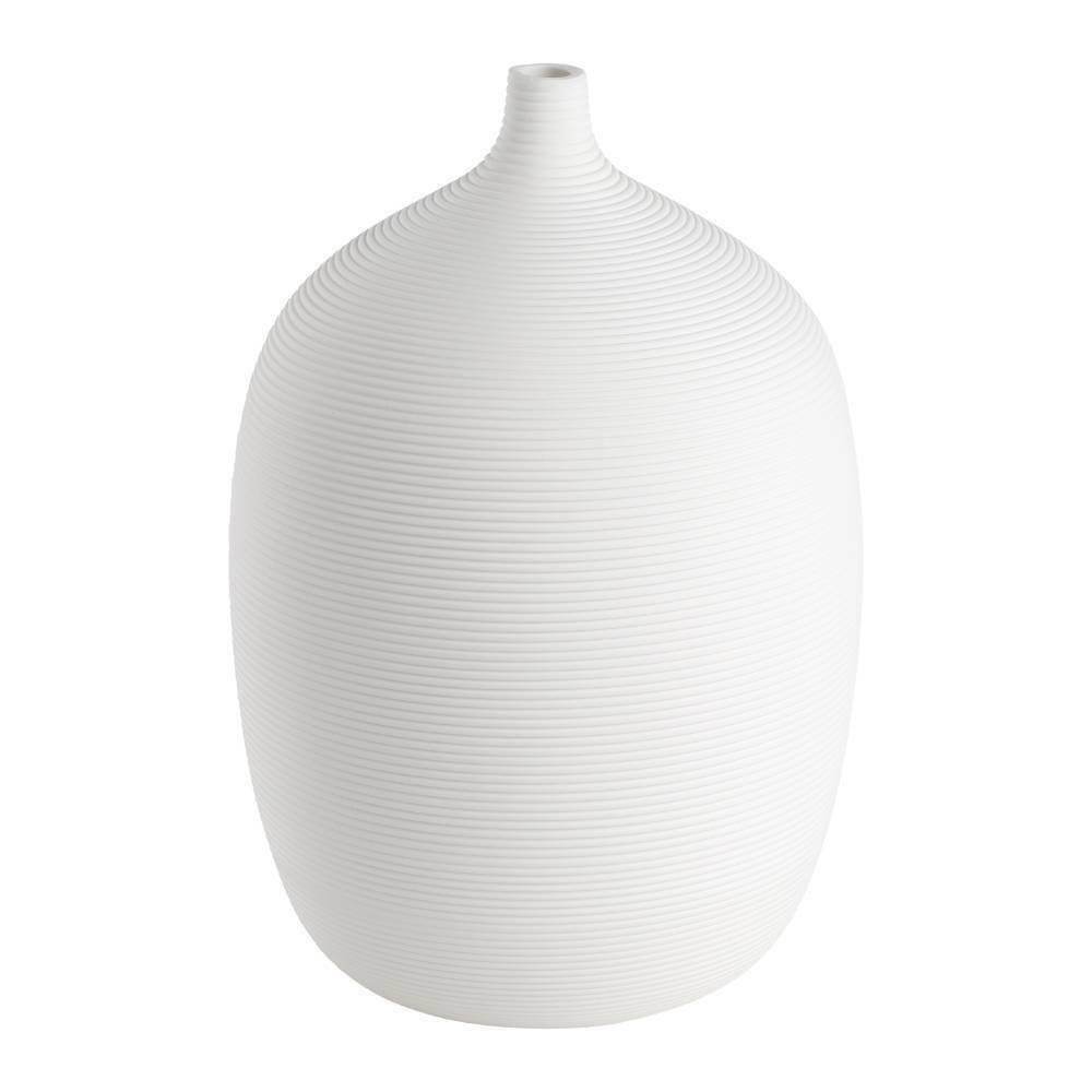 Eglo 421263 "MITANE" 21,2 Cm Yüksekliğinde Beyaz Seramik Vazo