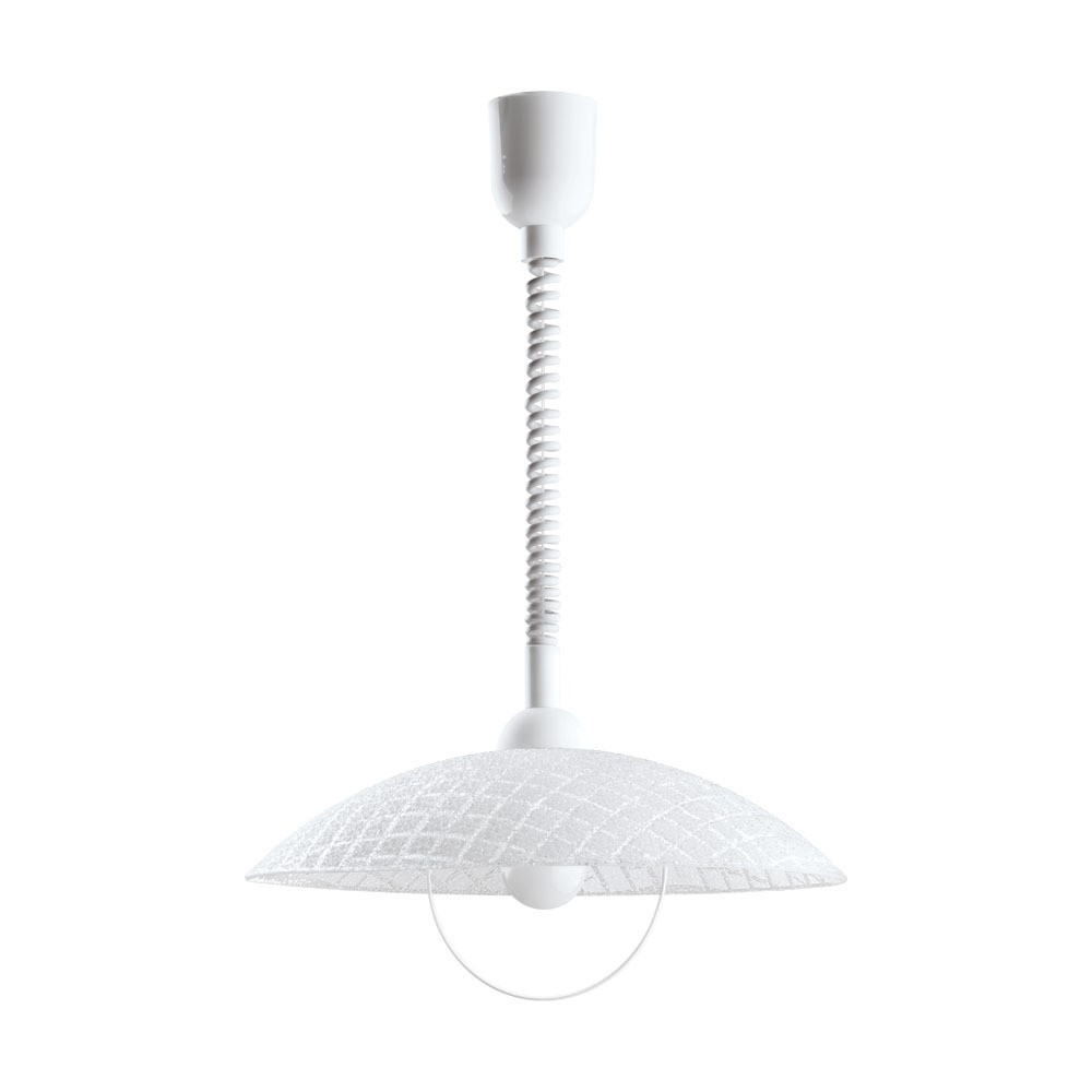 Eglo 96474 "ALVEZ" 42 Cm Çapında Plastik Beyaz Sarkıt Avize