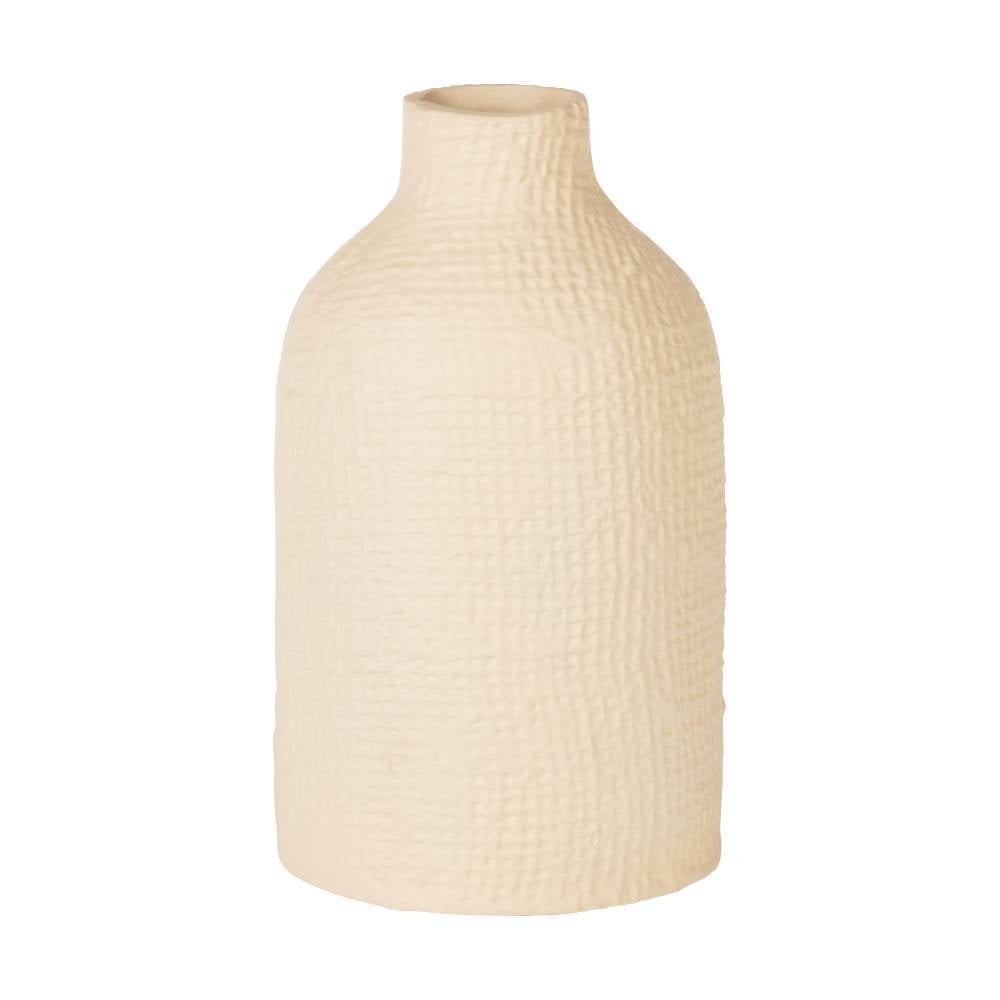 Eglo 421139 "SIBAGAT" 19,5 Cm Yüksekliğinde Krem-Beyaz Metal Vazo