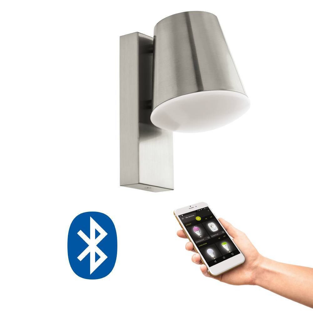Eglo 33562 "CALDIERO-C" Paslanmaz Çelik Dış Mekan Bahçe Aydınlatması Aplik Ip44
