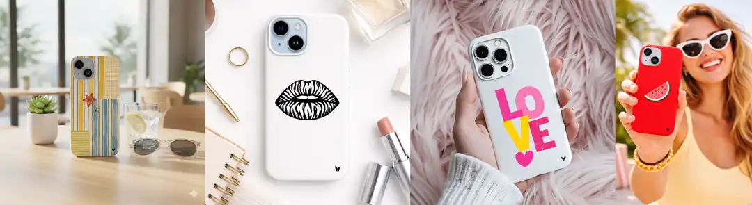 Qapcase koleksiyonlarından seçilen, farklı tarzlara hitap eden telefon kılıfı modelleri.