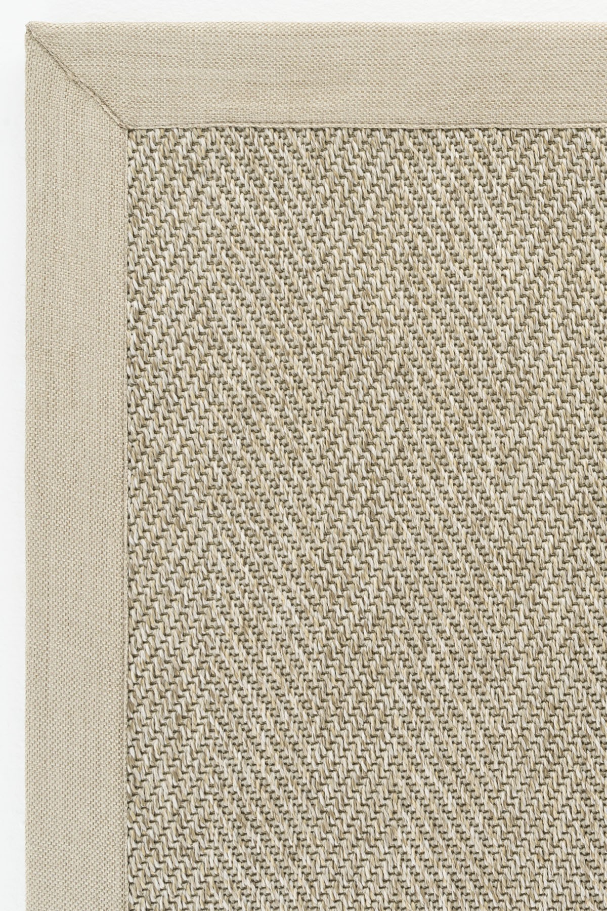 Cool Jüt Sisal Halı SYDNEY M104 - Kumaş Bordürlü Halı Yolluk - Ev Dekoru - Indoors Outdoors