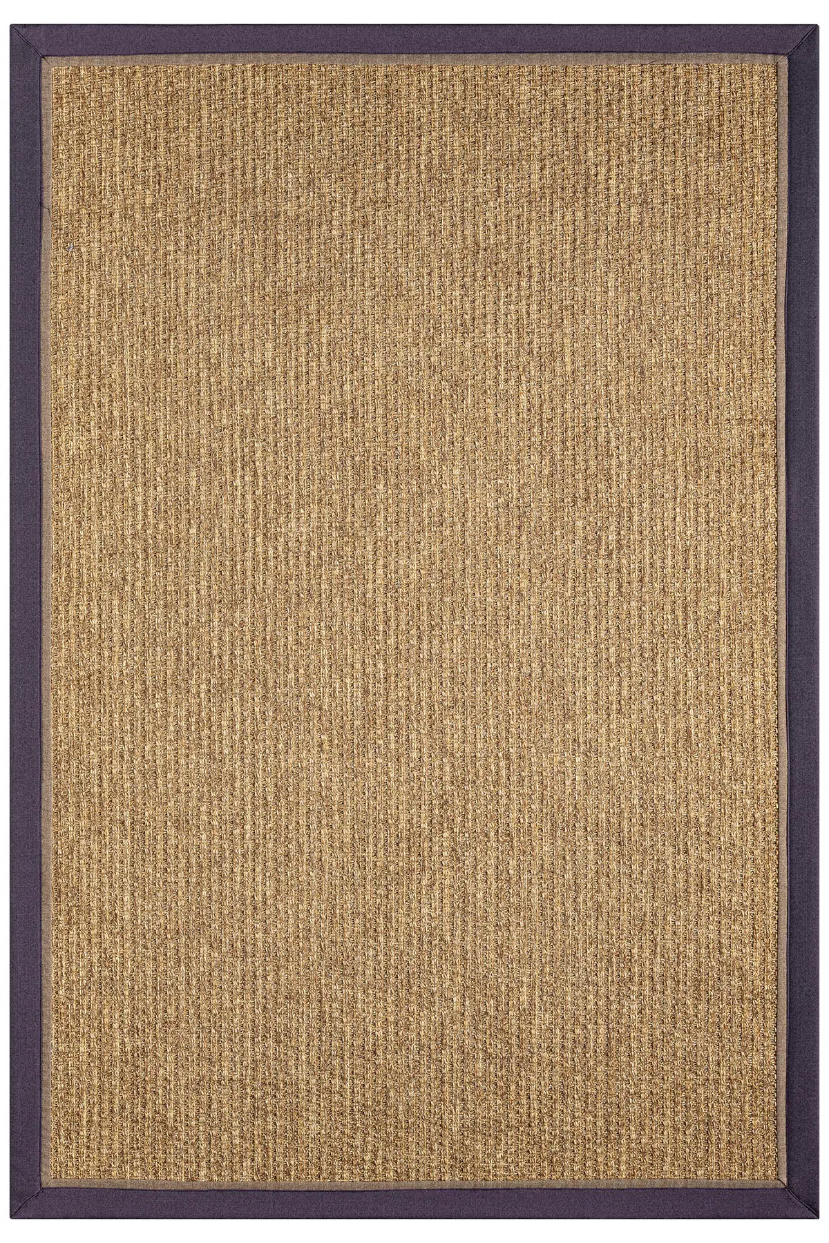 Seyran Halı Bombay 666 Kahve Jüt Sisal Halı  - 2 Renkli Bordürlü Halı Yolluk