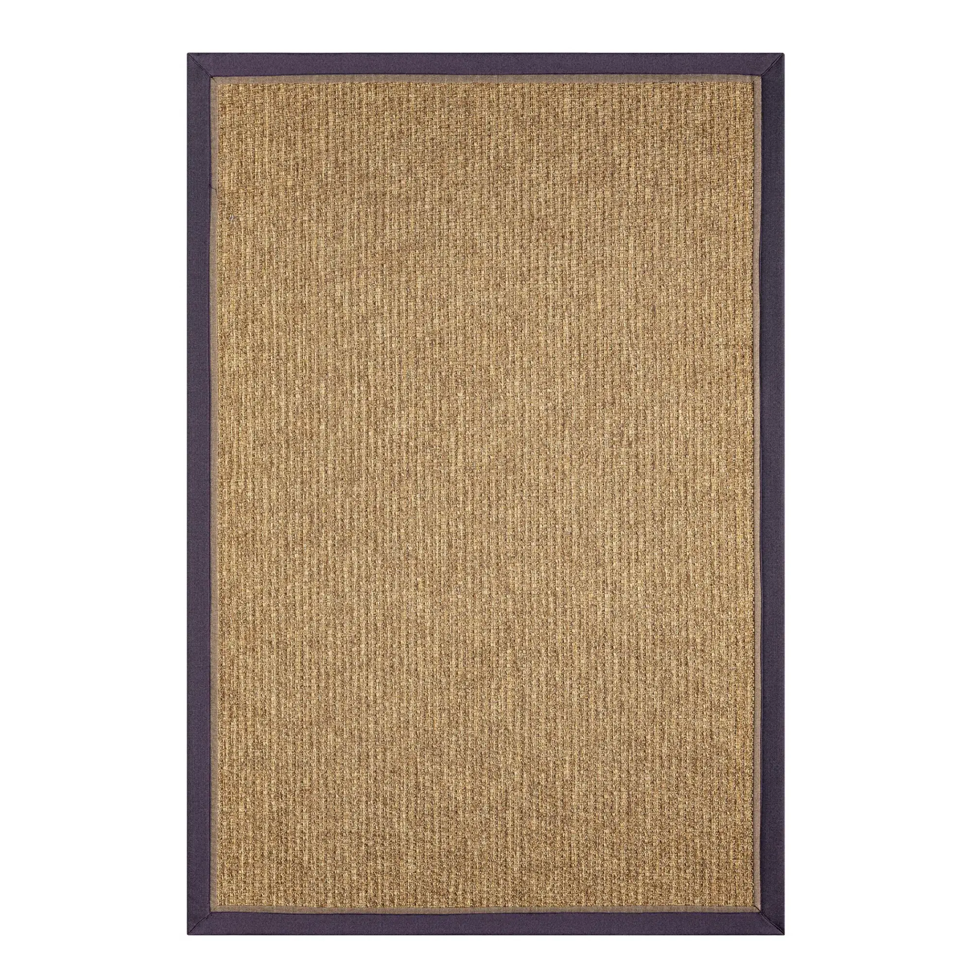 Seyran Halı Bombay 666 Kahve Jüt Sisal Halı  - 2 Renkli Bordürlü Halı Yolluk