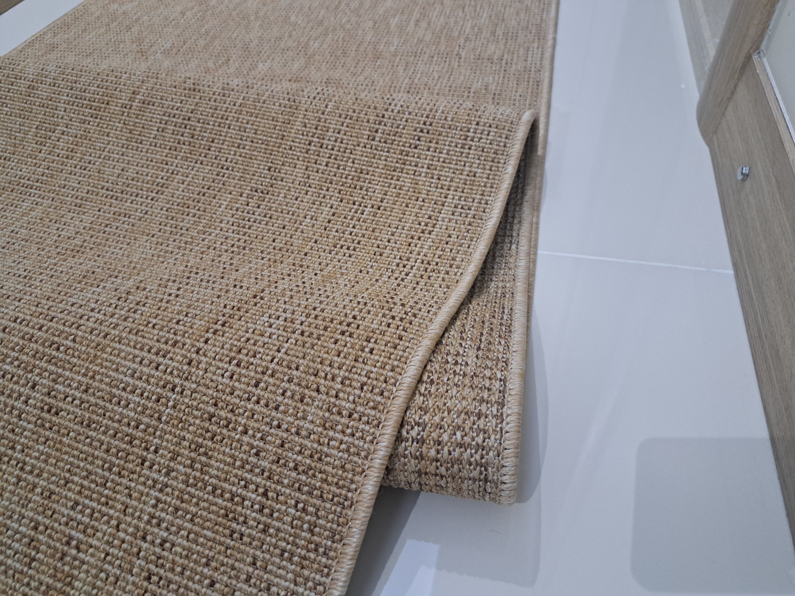 Seyran Halı Bombay 662 Bej Jüt Sisal Halı  - Ev Dekoru Salon Halısı - Merdiven Halısı -  Cozy Home Rug - Koridor Mutfak Halısı