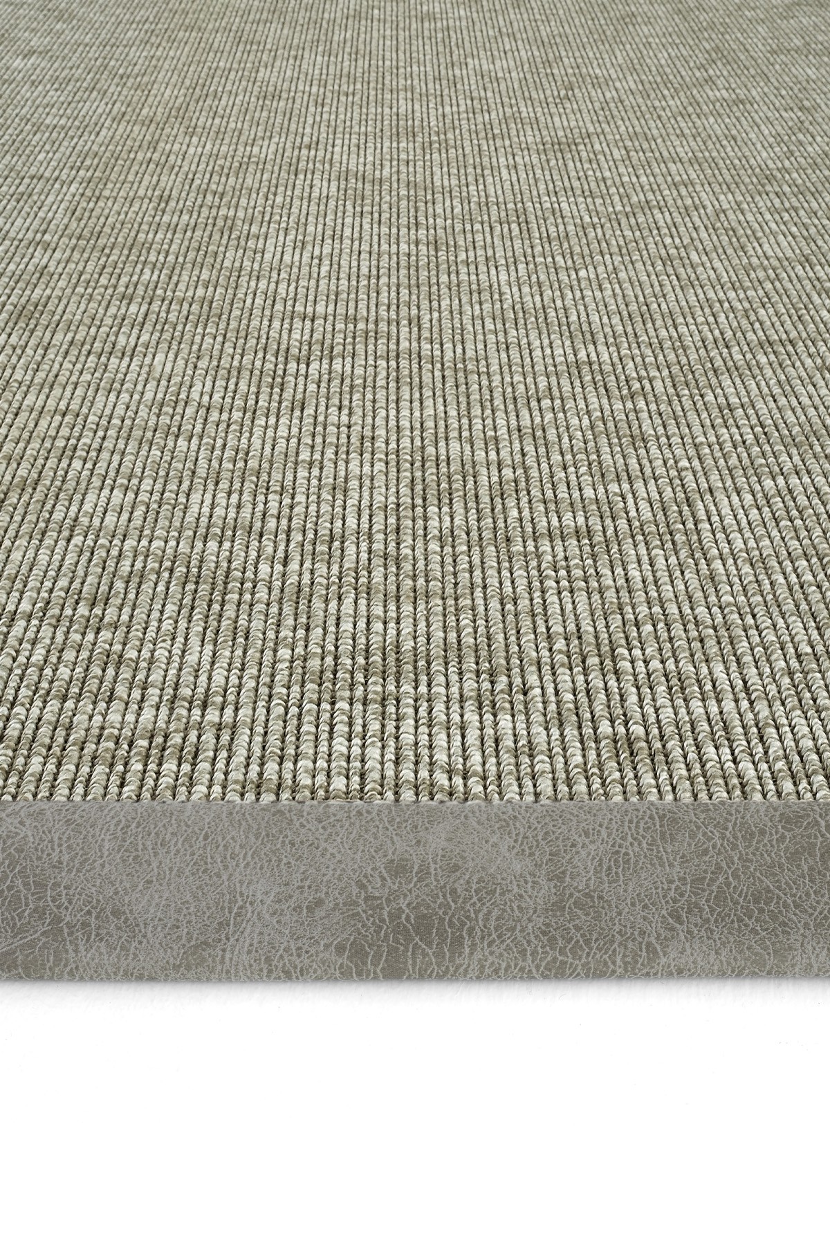 Cool Jüt Sisal Halı LEON M40 - Nubuk Bordürlü Gri Halı Yolluk - Indoors Outdoors