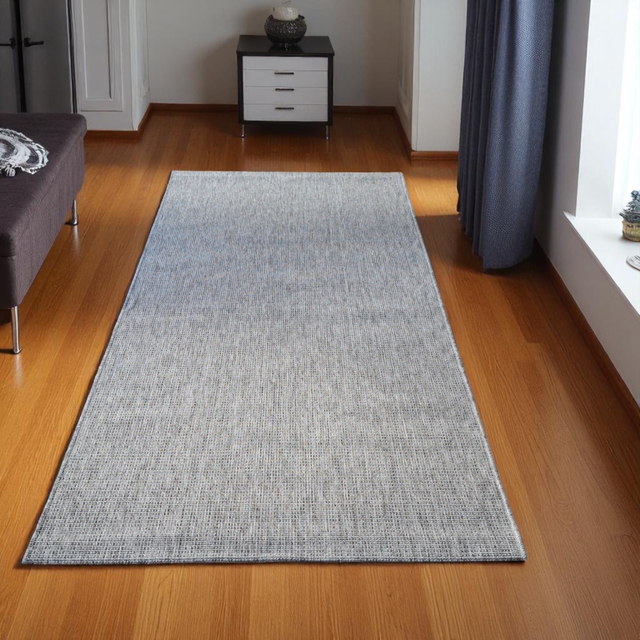 Seyran Halı Bombay 662 Gri Jüt Sisal Halı  - Ev Dekoru Salon Halısı - Merdiven Halısı -  Cozy Home Rug - Koridor Mutfak Halısı