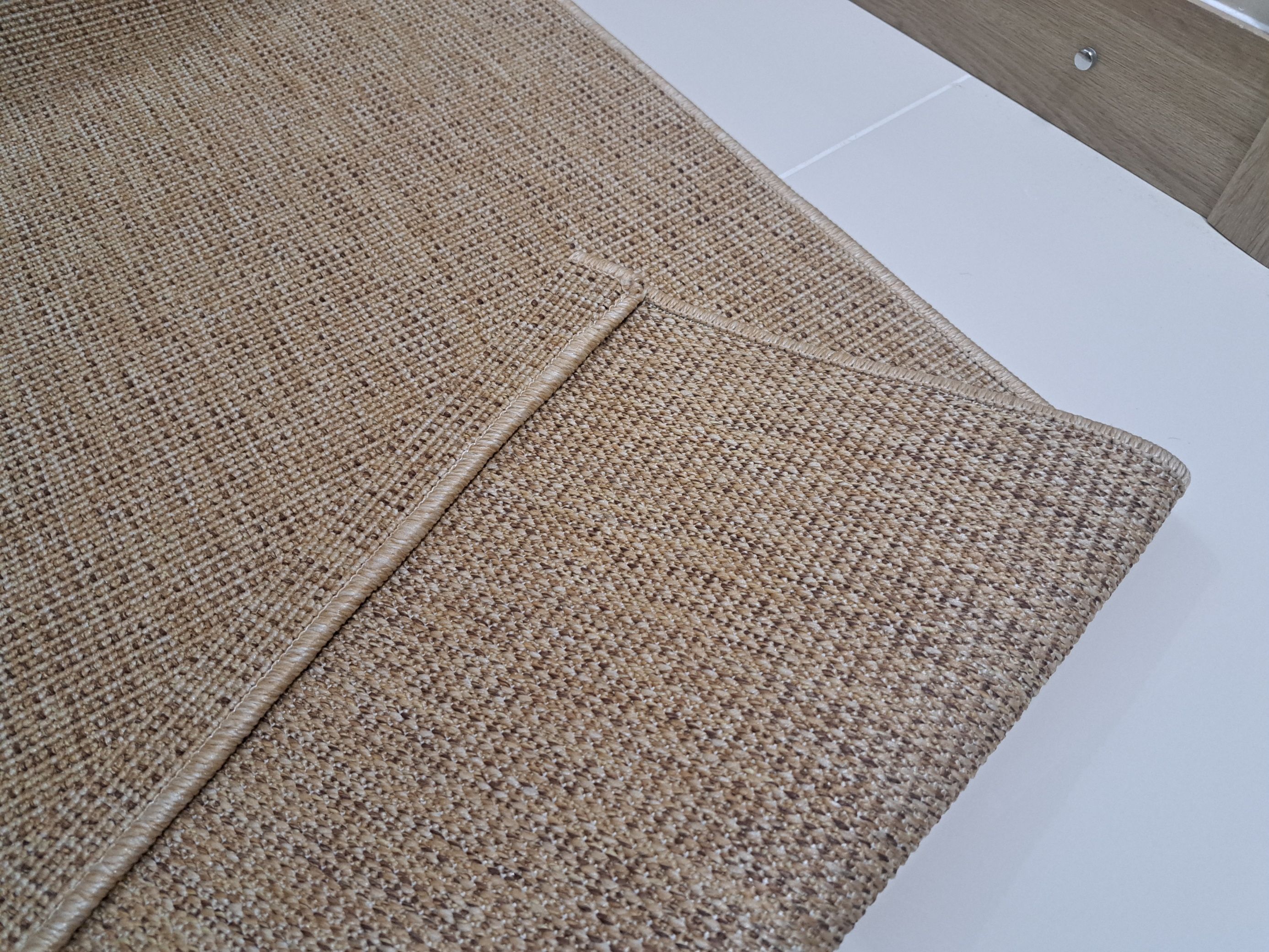 Seyran Halı Bombay 662 Bej Jüt Sisal Halı  - Ev Dekoru Salon Halısı - Merdiven Halısı -  Cozy Home Rug - Koridor Mutfak Halısı