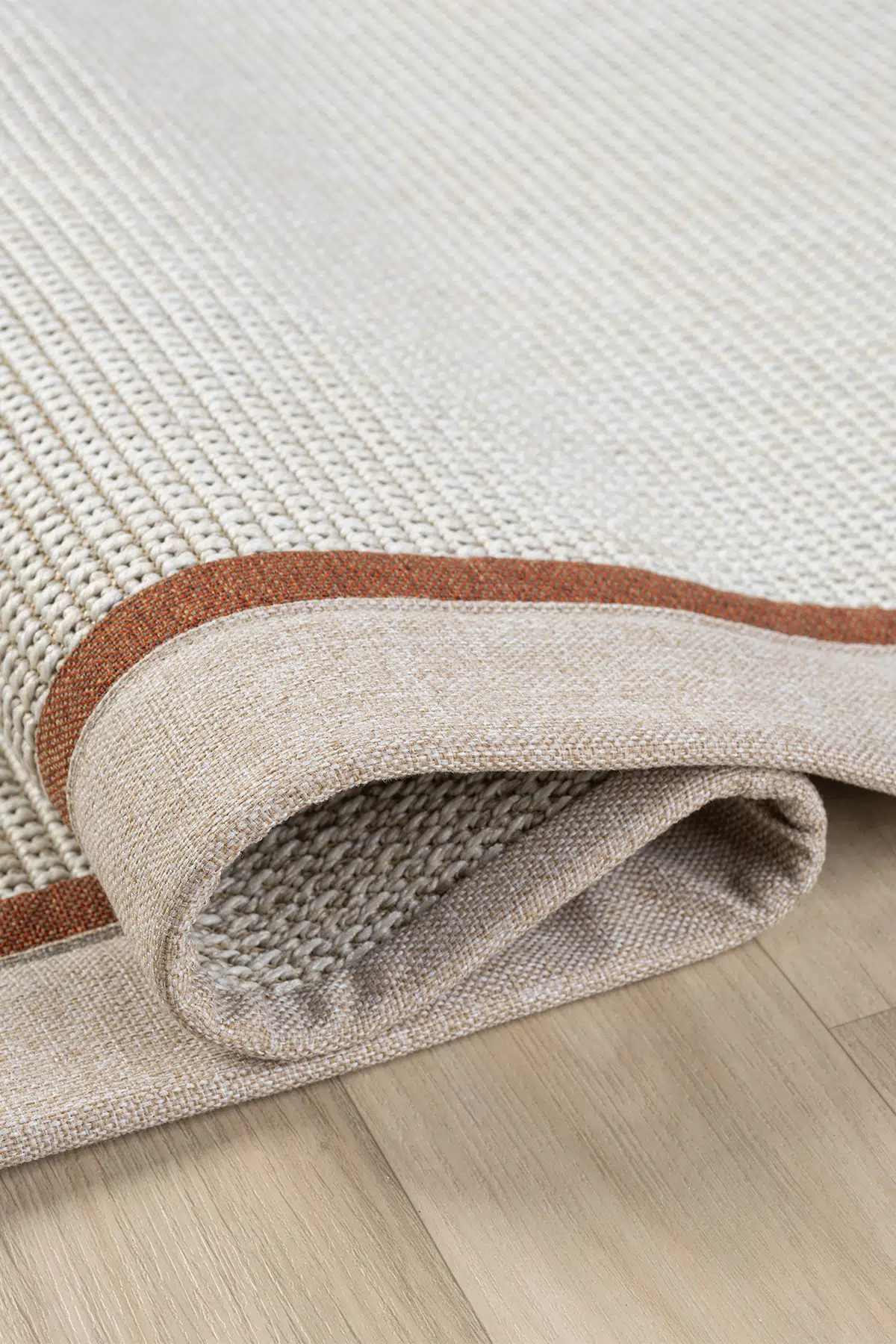 Seyran Halı Bombay 664 Krem Jüt Sisal Halı  - Bej Terra Bordürlü Halı Yolluk