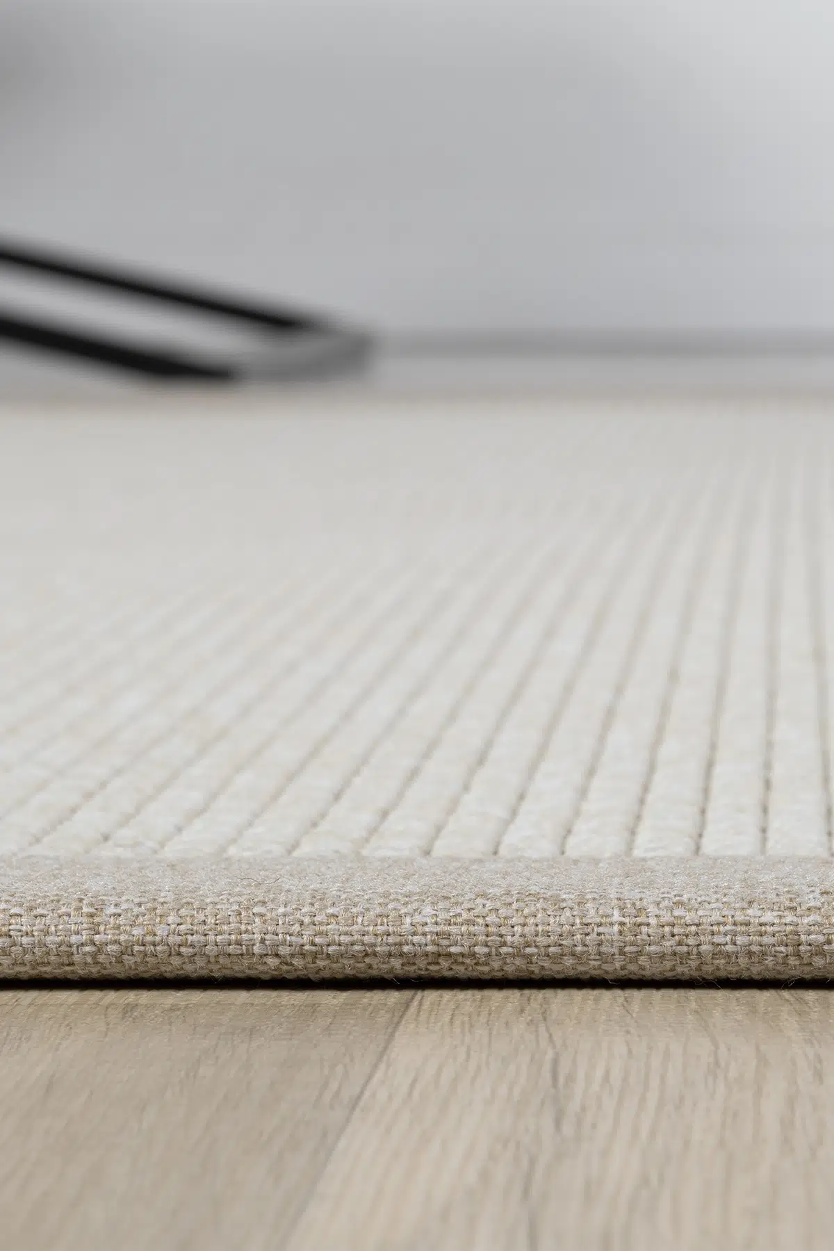 Seyran Halı Bombay 664 Krem Jüt Sisal Halı  - Bej Bordürlü Halı Yolluk