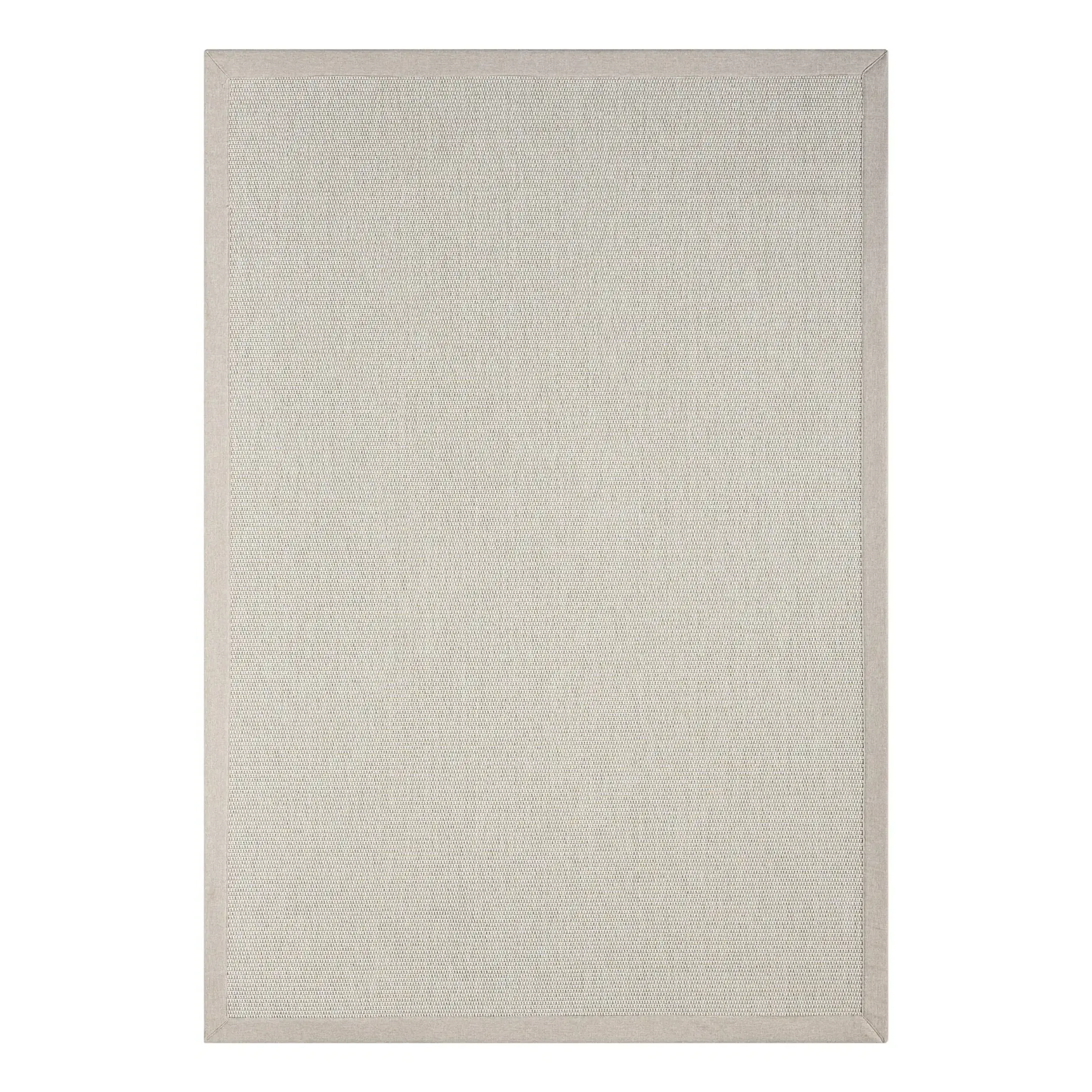 Seyran Halı Bombay 664 Krem Jüt Sisal Halı  - Bej Bordürlü Halı Yolluk