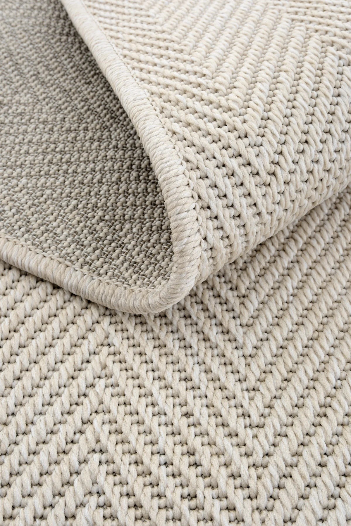 Cozy Home Rug Cool Jute Sisal Custom Rug - Bombay 665 Cream Rug Runner - Indoors Outdoors