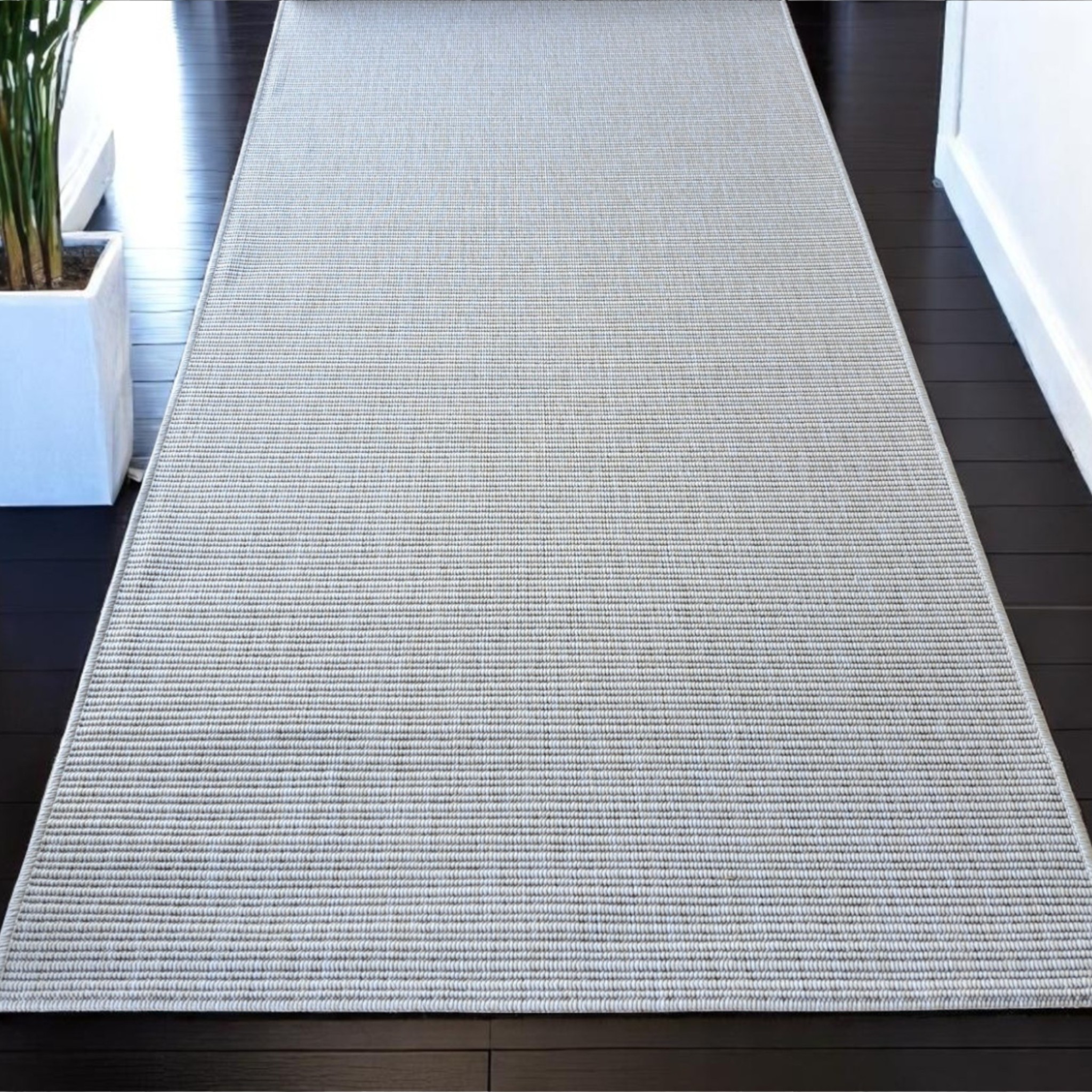 Seyran Halı Bombay 663 Krem Jüt Sisal Halı  - Ev Dekoru Salon Halısı - Merdiven Halısı -  Koridor Mutfak Halısı 