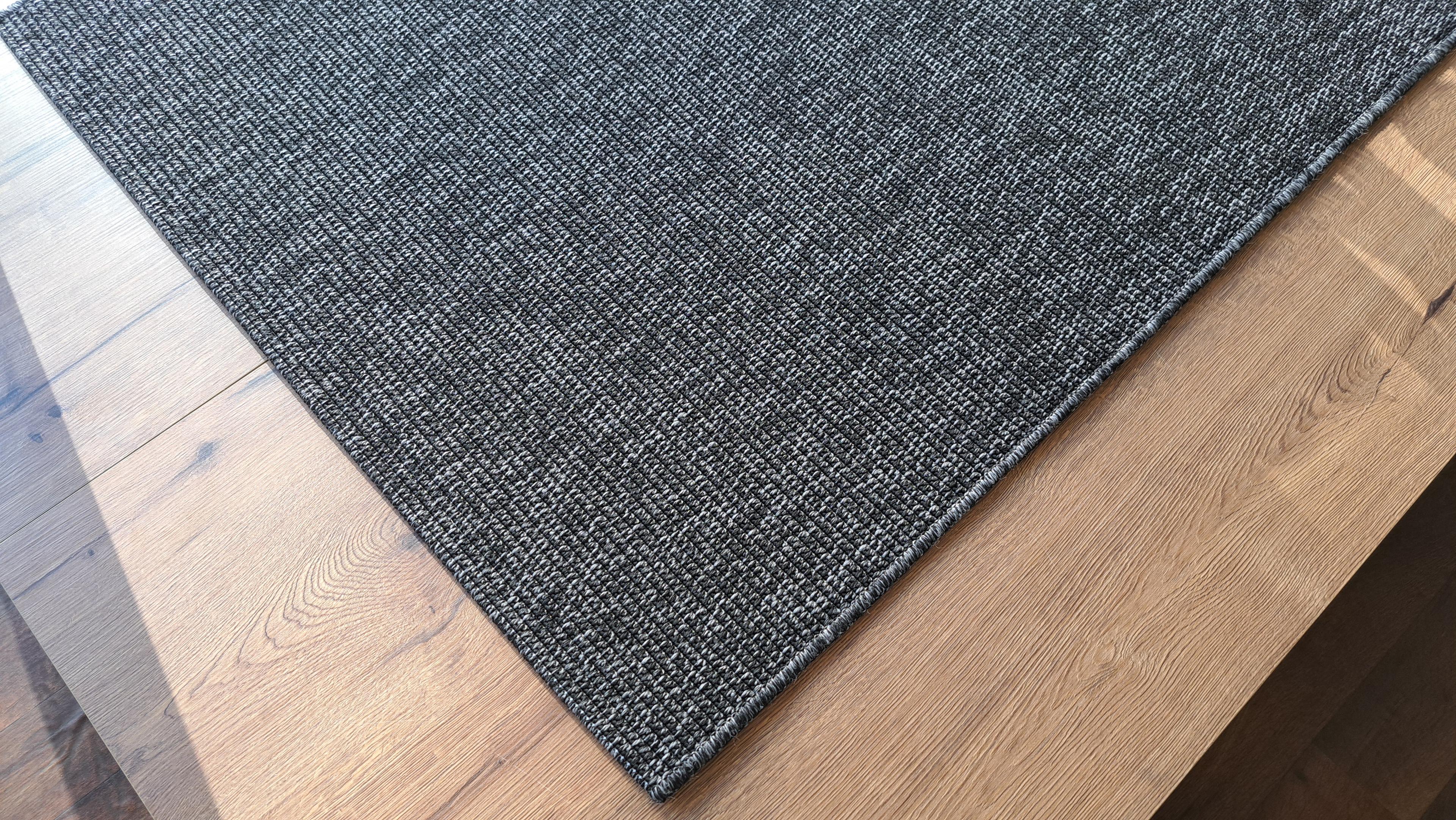 Seyran Halı Bombay 664 Antrasit Jüt Sisal Halı  - Ev Dekoru Salon Halısı - Merdiven Halısı -  Cozy Home Rug - Koridor Mutfak Halısı