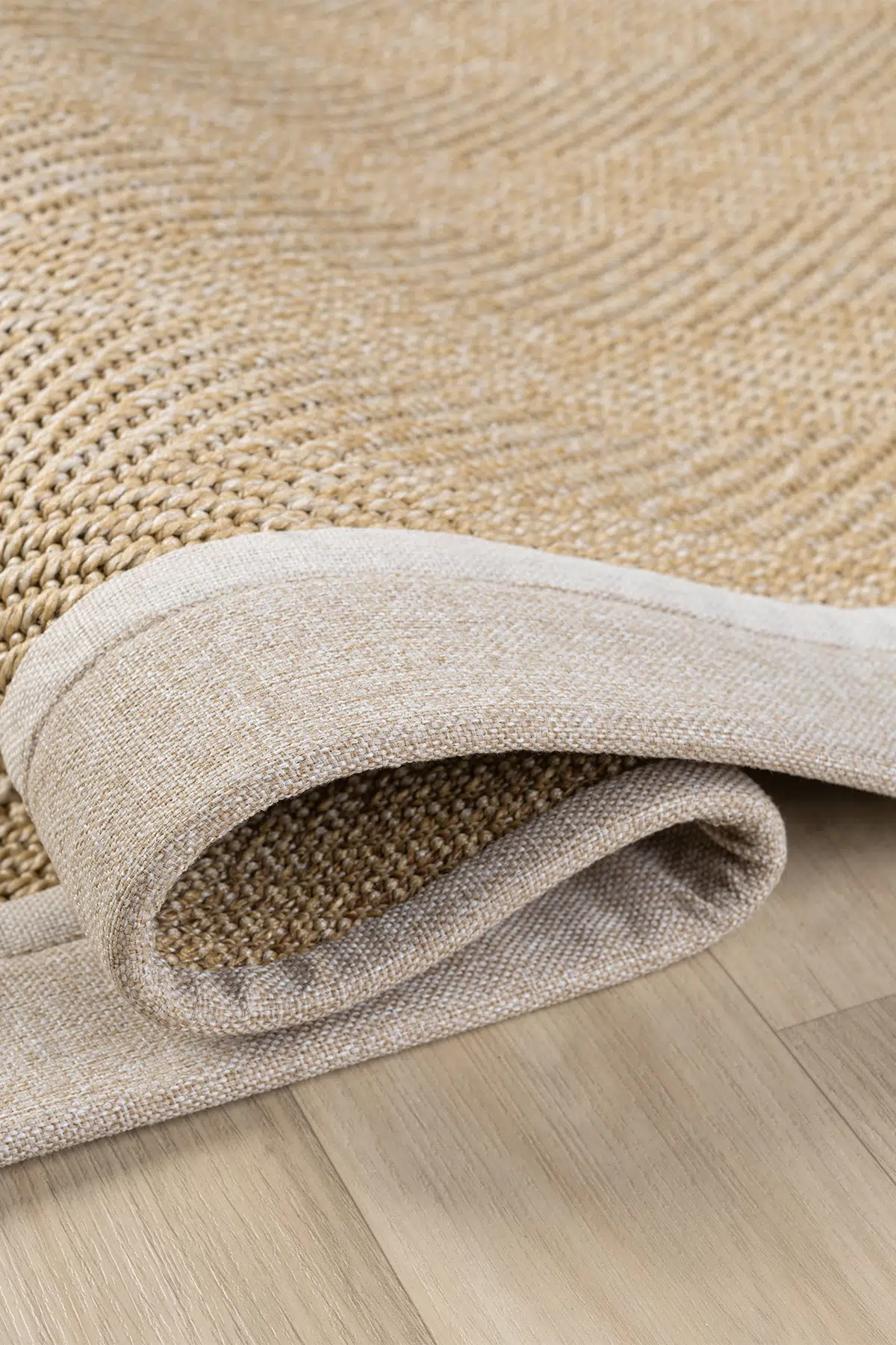 Seyran Halı Bombay 665 Bej Jüt Sisal Halı  - Bej Krem Bordürlü Halı Yolluk