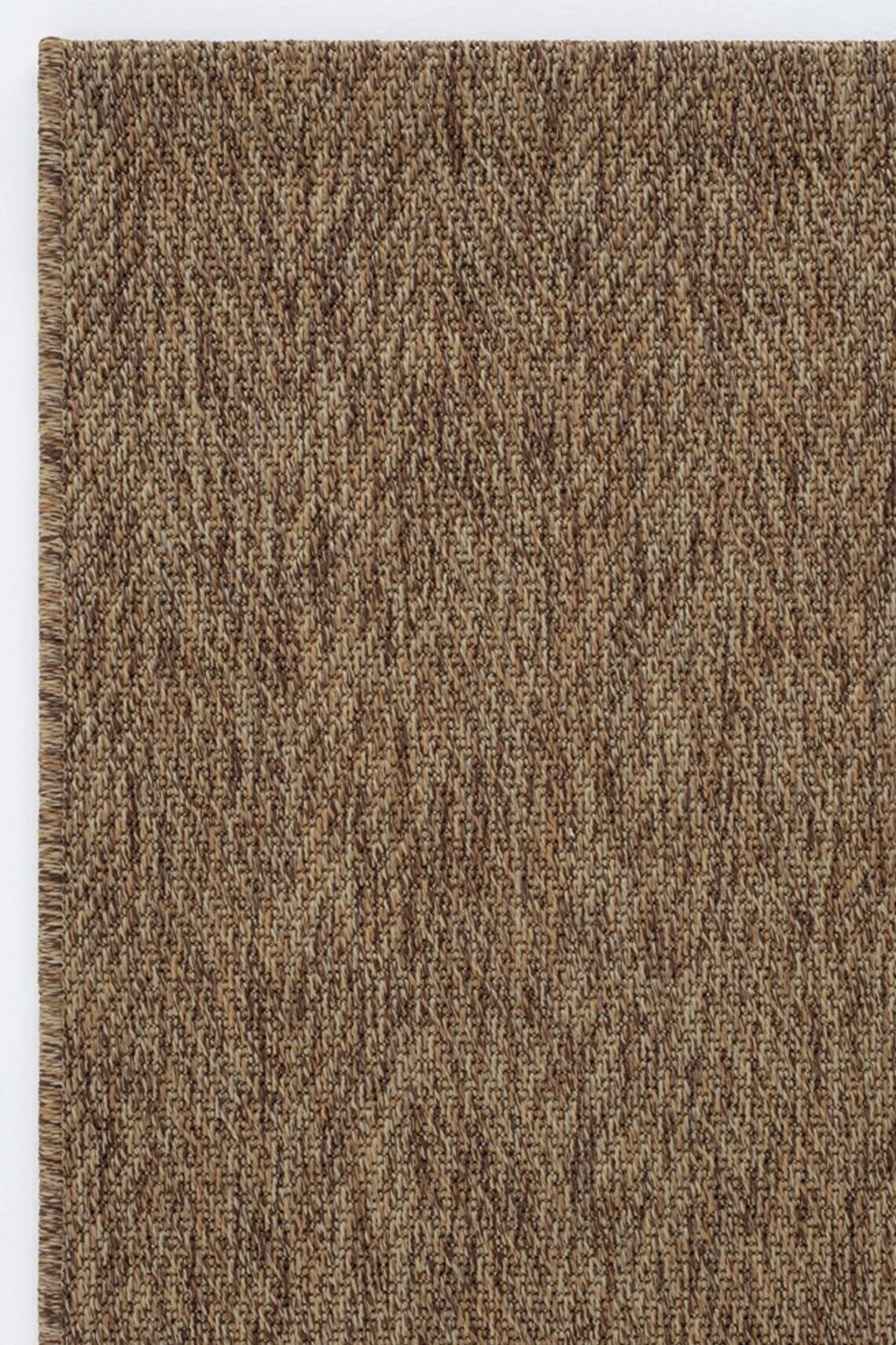 Cozy Home Rug Cool Jute Sisal Custom Rug - Bombay 665 Brown Rug Runner - Indoors Outdoors