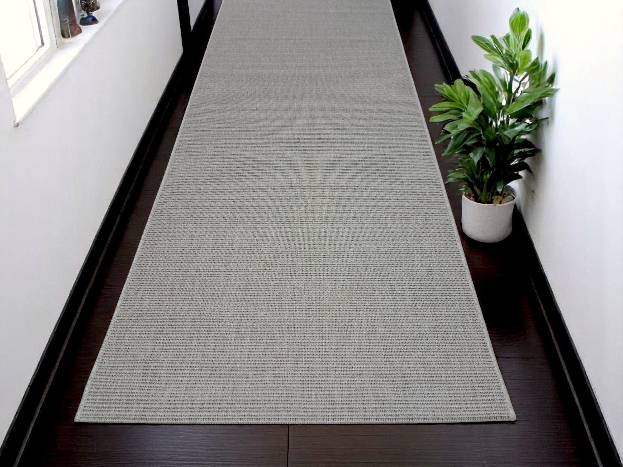 Seyran Halı Bombay 663 Krem Jüt Sisal Halı  - Ev Dekoru Salon Halısı - Merdiven Halısı -  Koridor Mutfak Halısı 