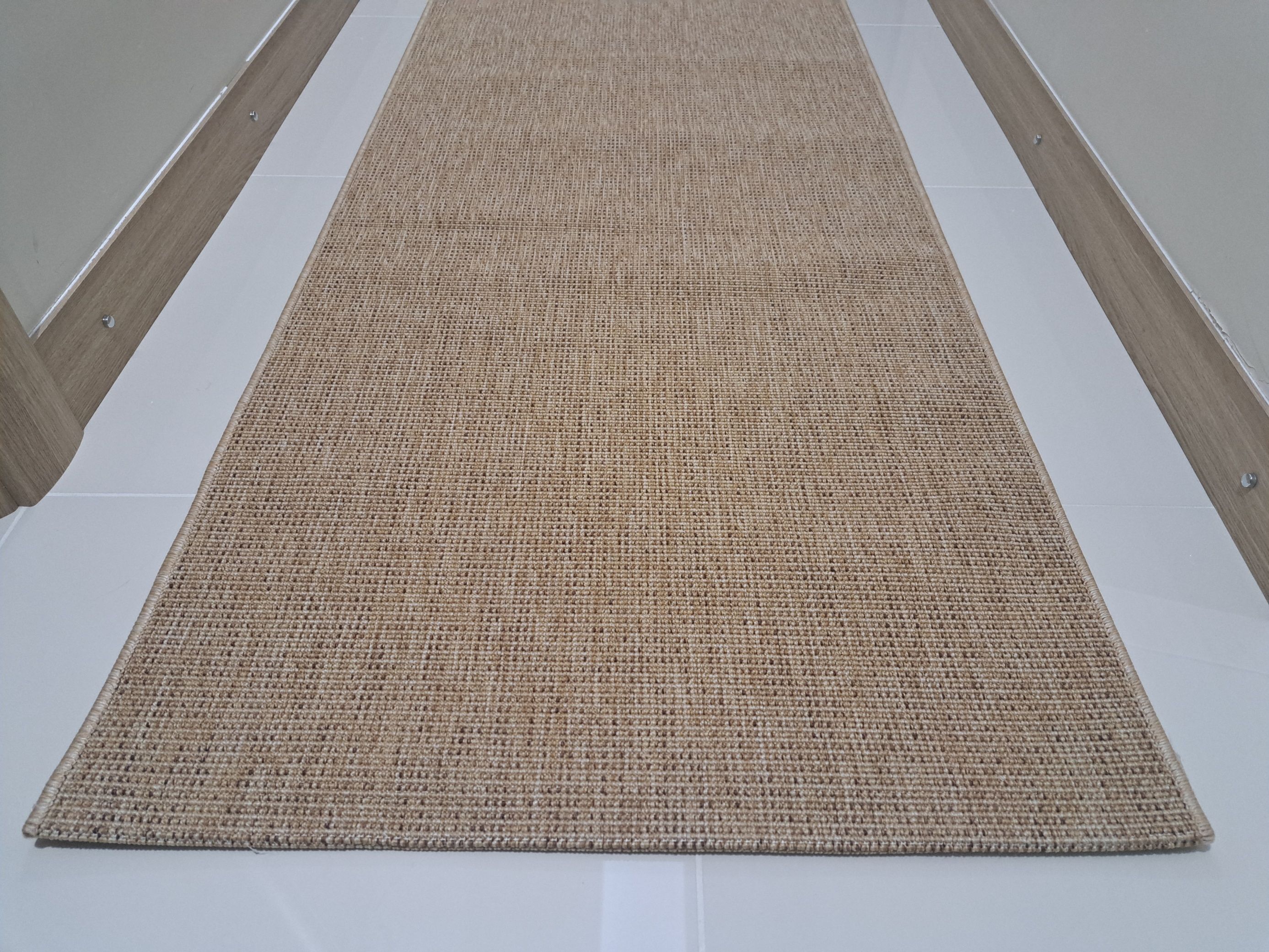 Seyran Halı Bombay 662 Bej Jüt Sisal Halı  - Ev Dekoru Salon Halısı - Merdiven Halısı -  Cozy Home Rug - Koridor Mutfak Halısı