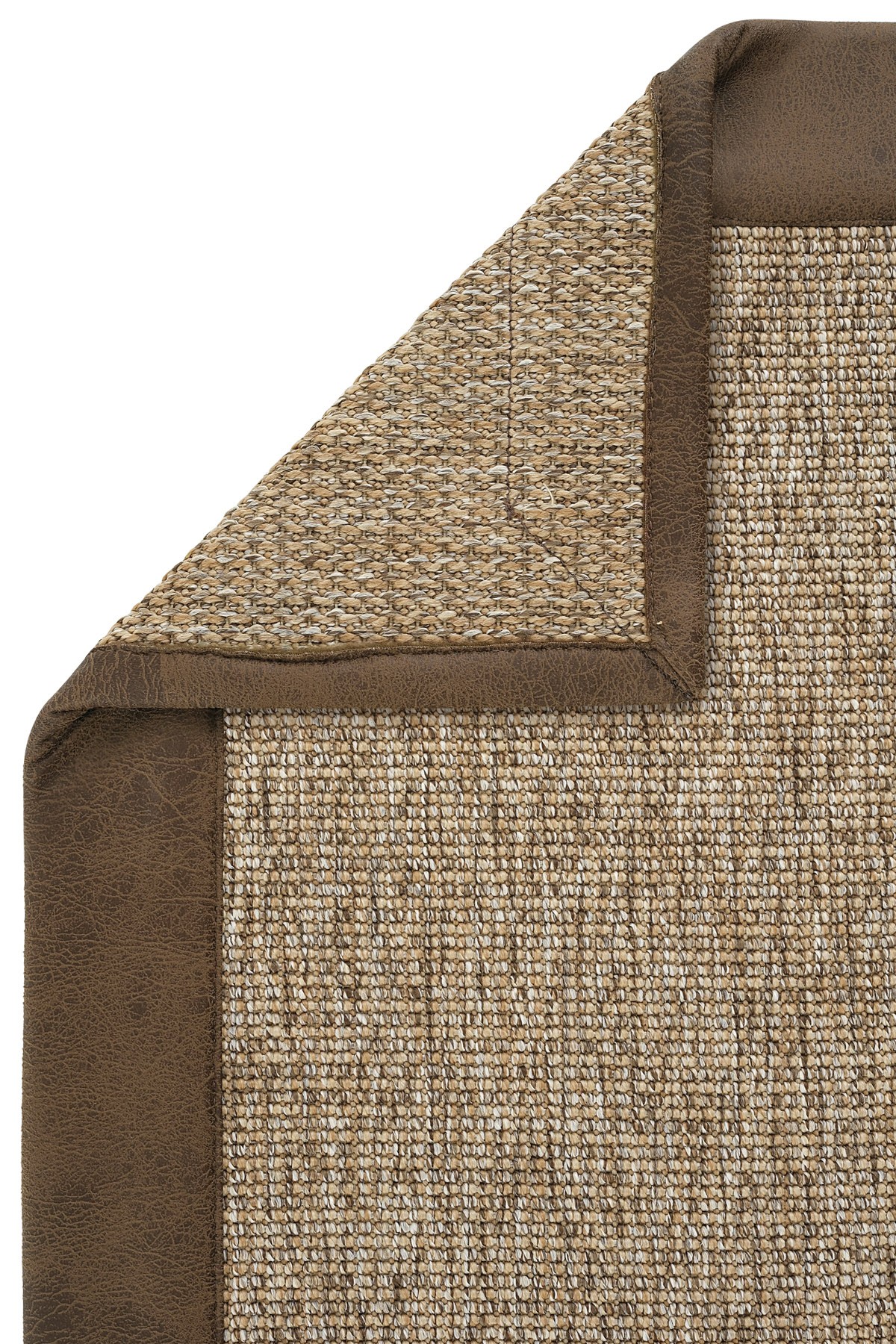 Cool Jüt Sisal Halı LISBON M360 - Nubuk Bordürlü Halı Yolluk - Indoors Outdoors