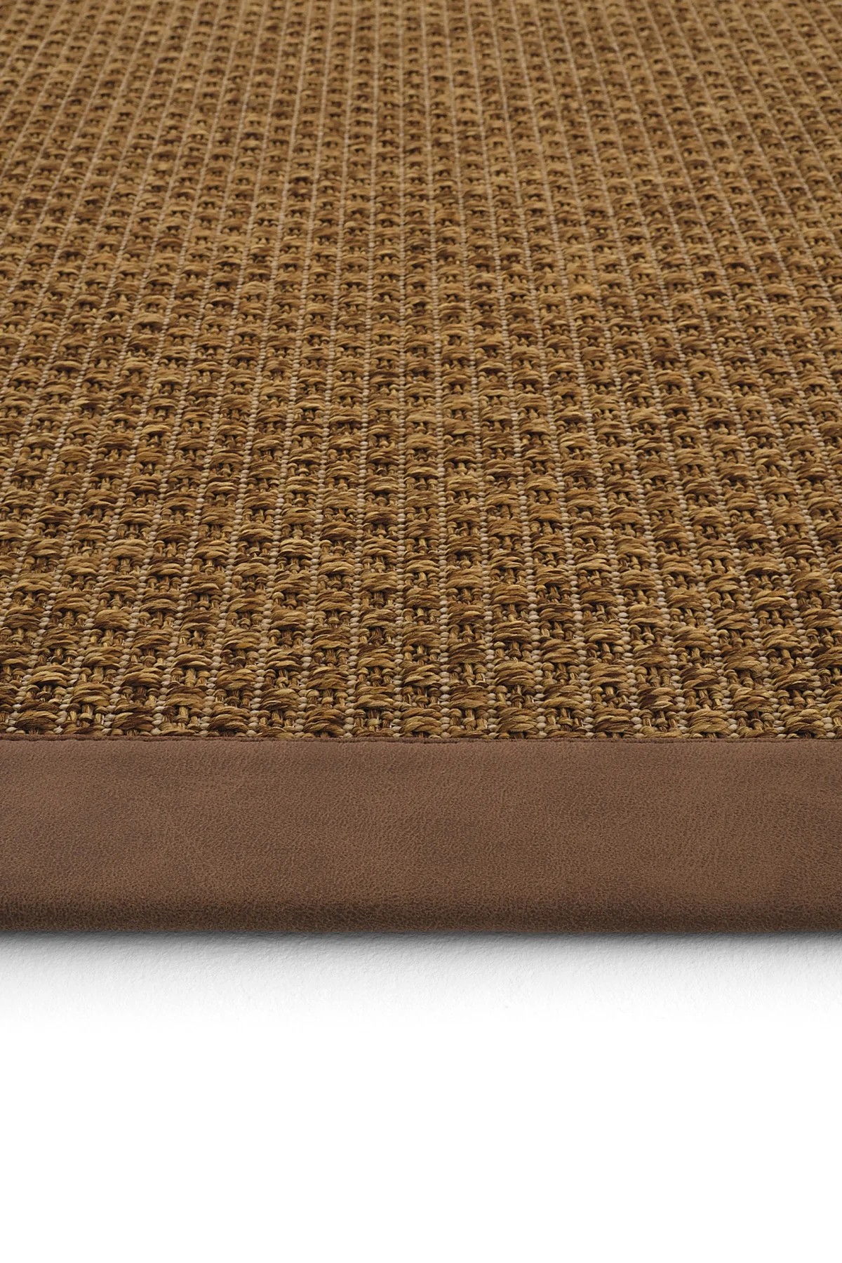 Cool Jüt Sisal Halı KYOTO ART 02 - Nubuk Bordürlü Outdoors Indoors Halı Yolluk