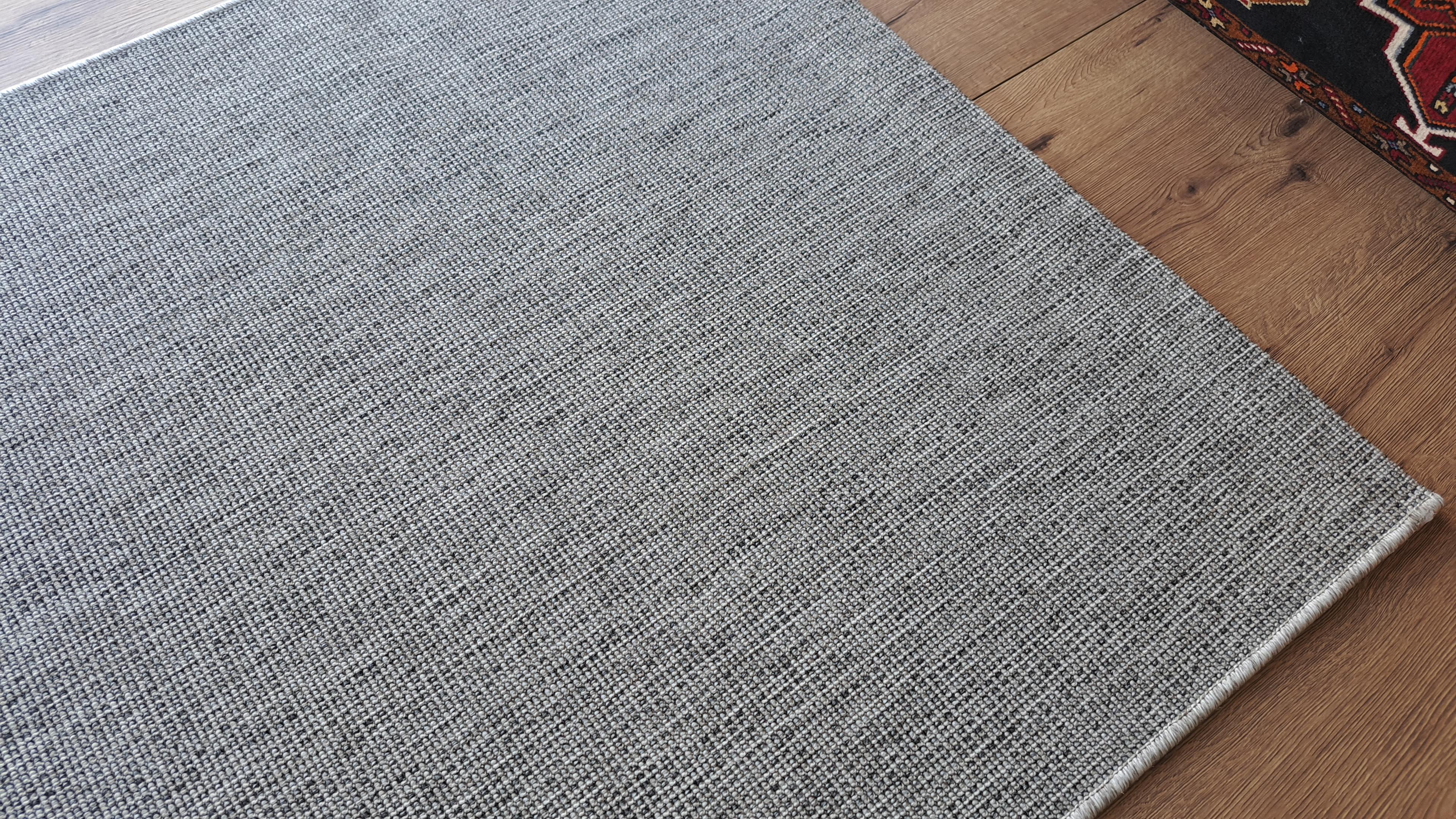 Seyran Halı Bombay 662 Gri Jüt Sisal Halı  - Ev Dekoru Salon Halısı - Merdiven Halısı -  Cozy Home Rug - Koridor Mutfak Halısı