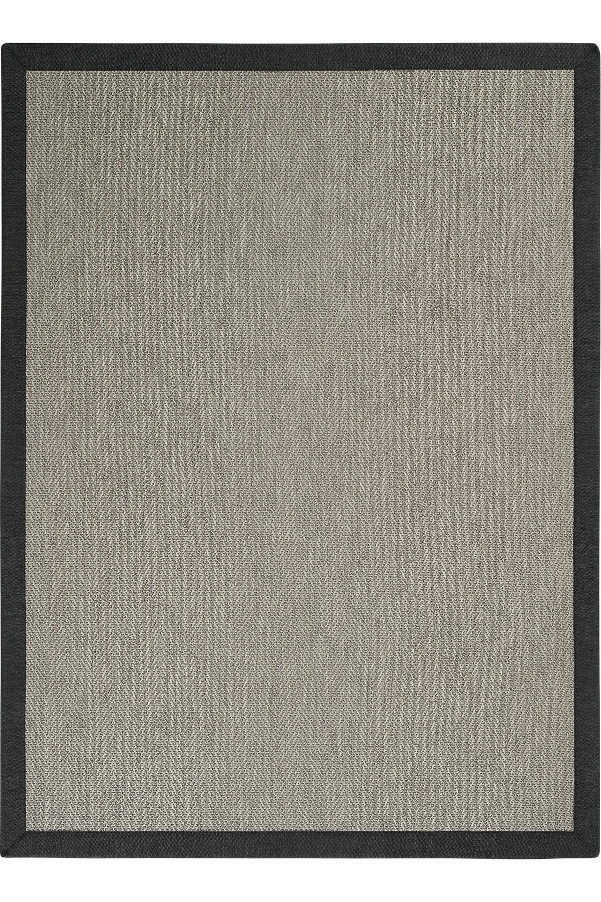 Cool Jüt Sisal Halı MONACO M404 - Keten Bordürlü Halı Yolluk - Indoors Outdoors