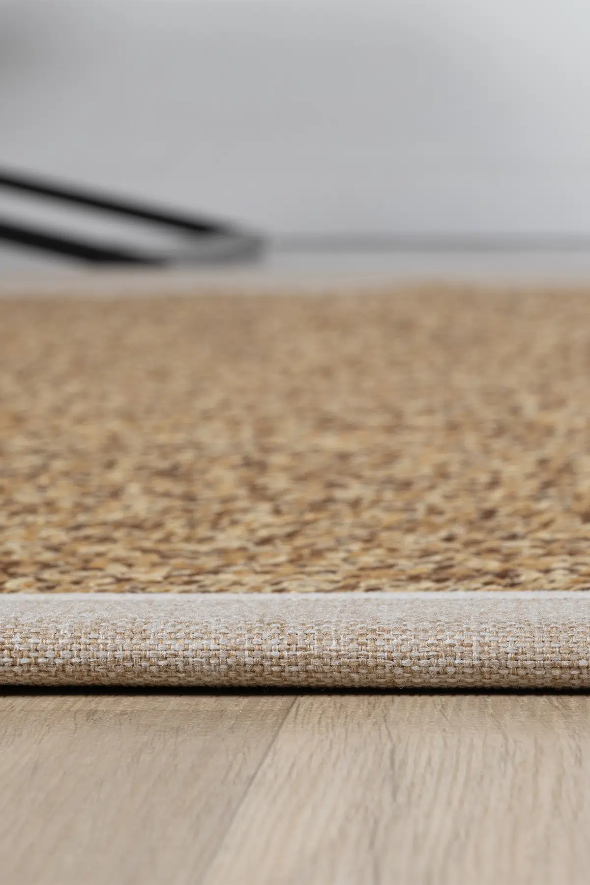 Seyran Halı Bombay 665 Kahve Jüt Sisal Halı  - 2 Renkli Bordürlü Halı Yolluk