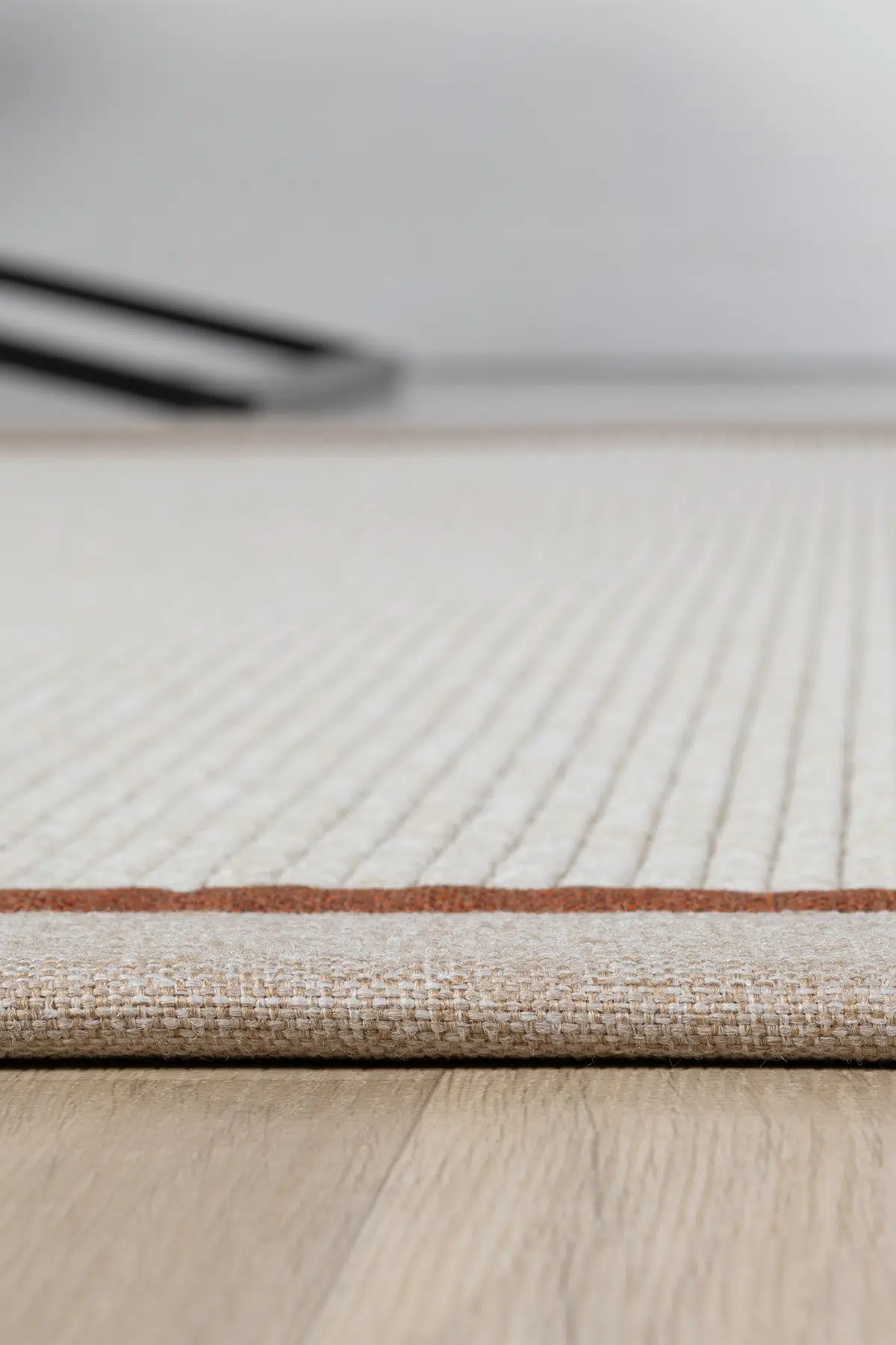 Seyran Halı Bombay 664 Krem Jüt Sisal Halı  - Bej Terra Bordürlü Halı Yolluk