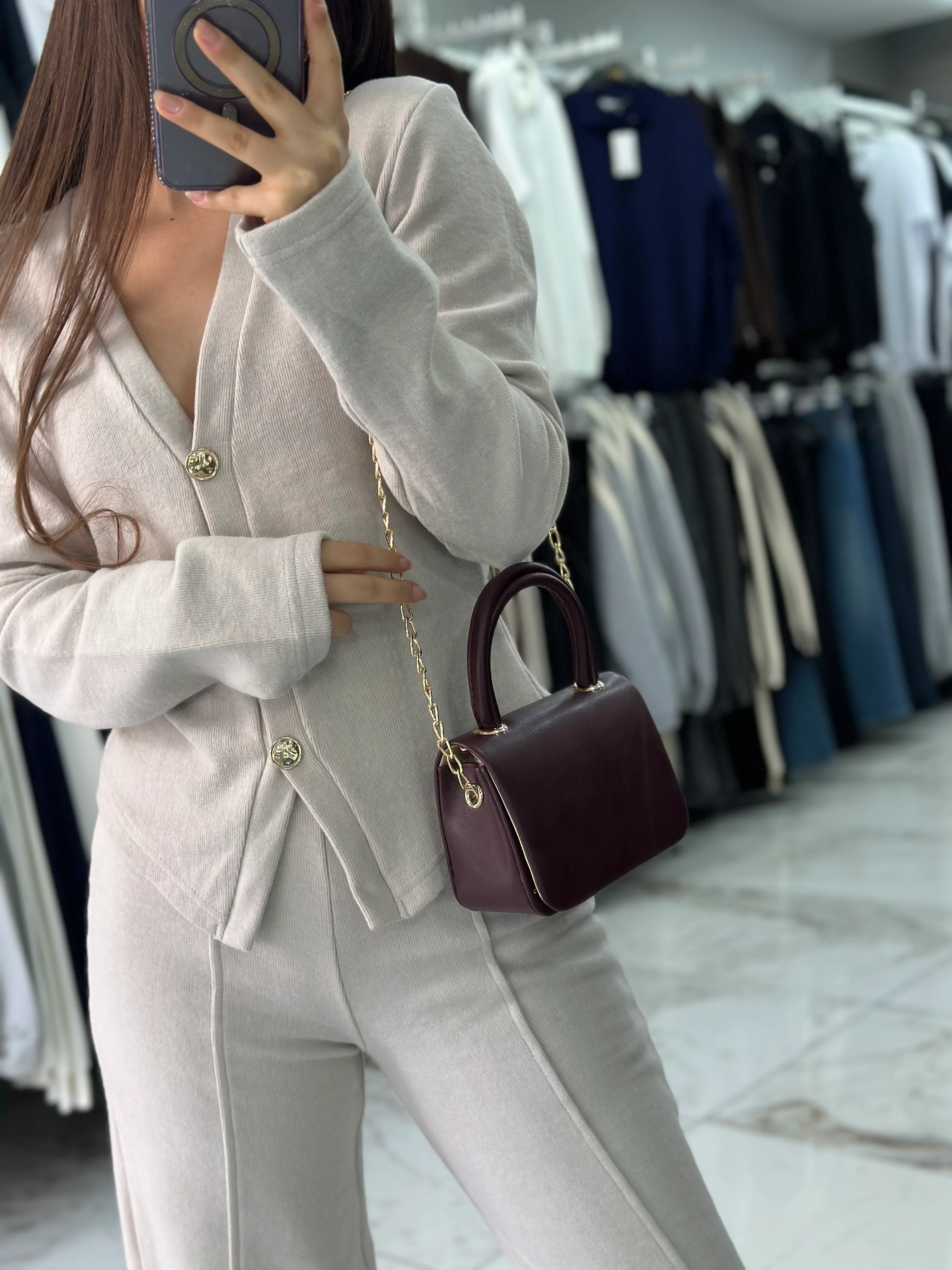 GOLD DETAYLI CEKETLİ TAKIM