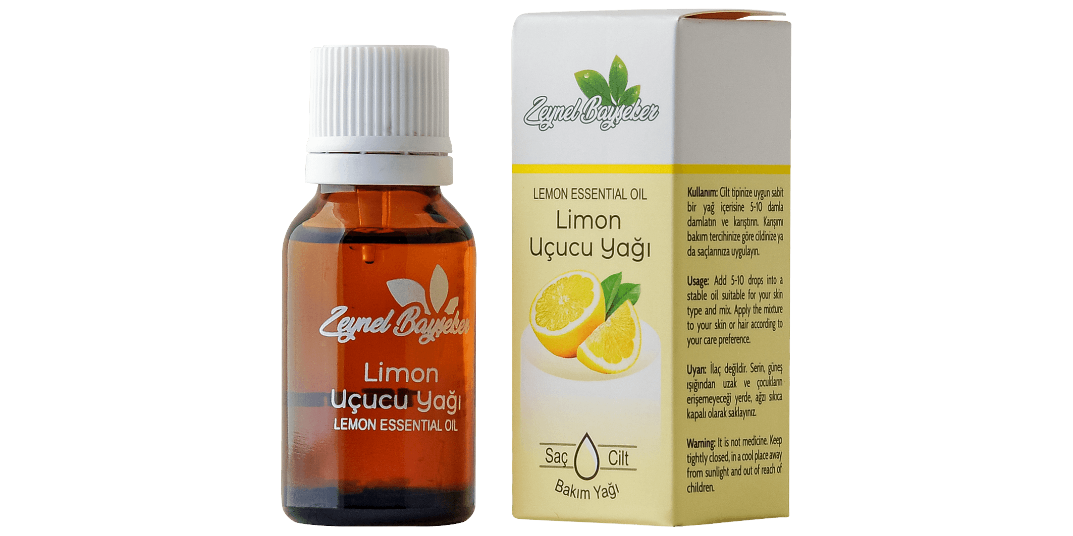 %100 Saf Limon Uçucu Yağı 15 ML