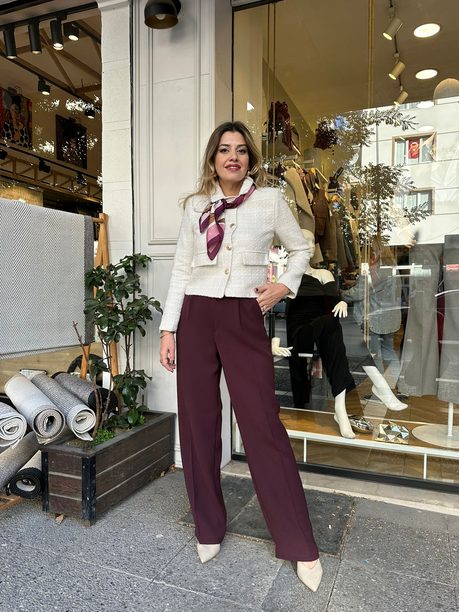 Pileli Palazzo Pantolon 