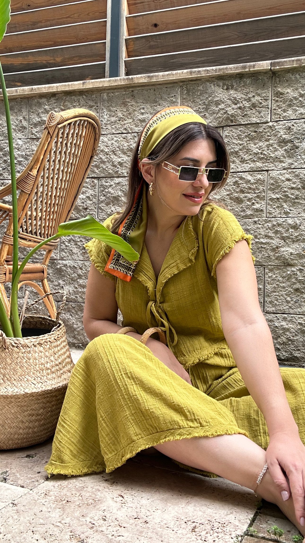 BLANCA Uçları Asimetrik Kesim Pantolon
