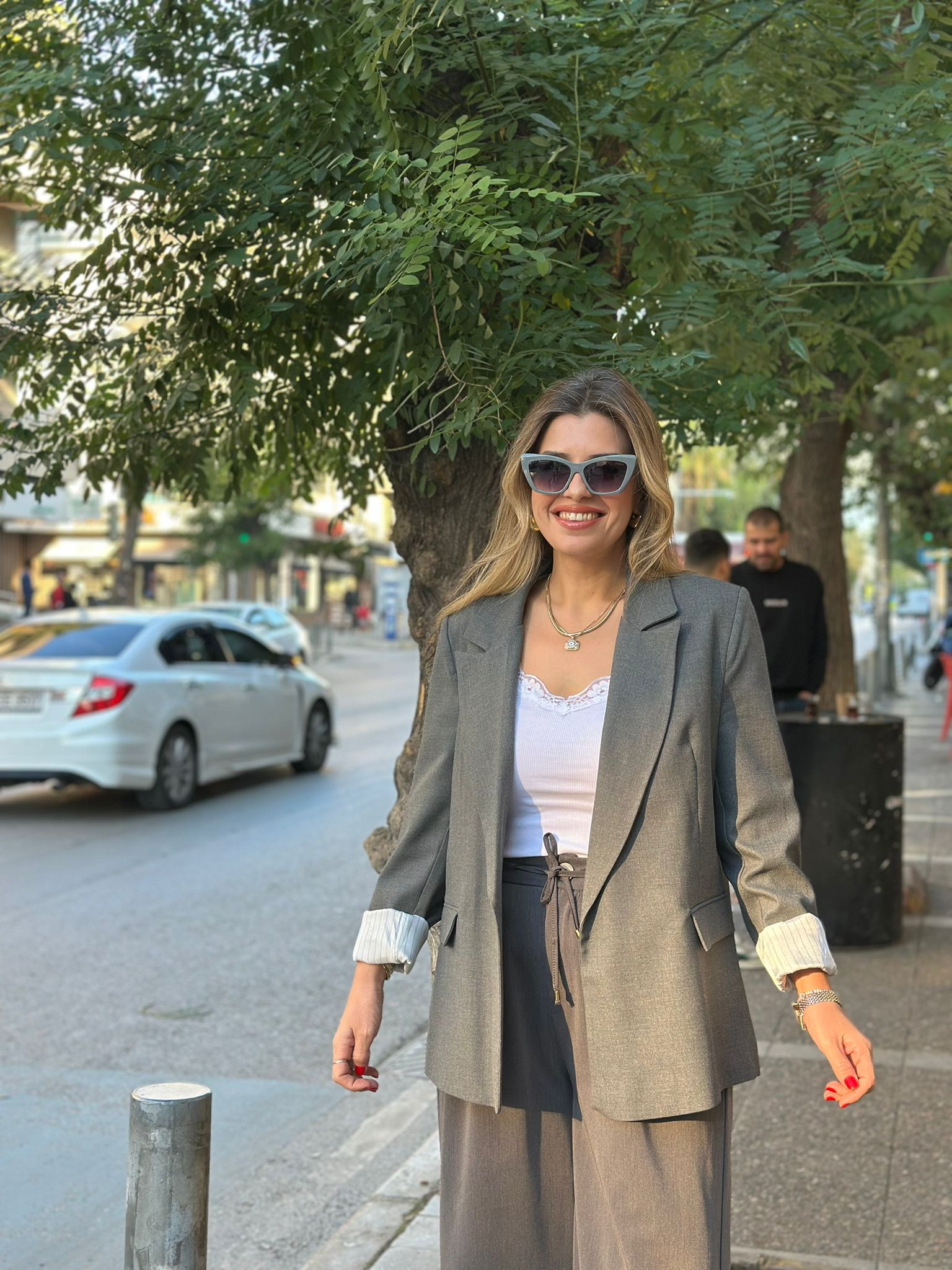 Kol Katlamalı İç Astarlı Vatkalı  Blazer Ceket