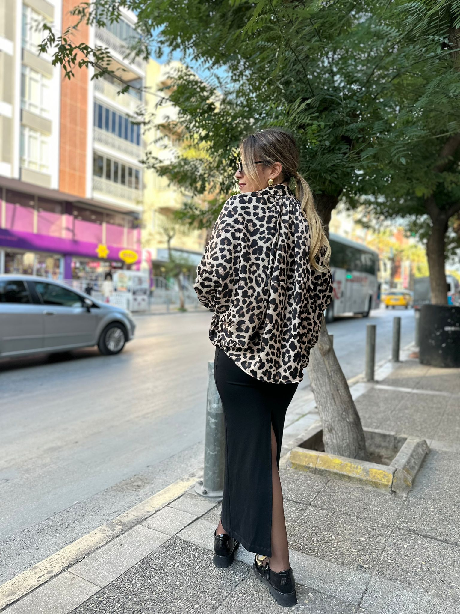 Bomber Leopar Ceket
