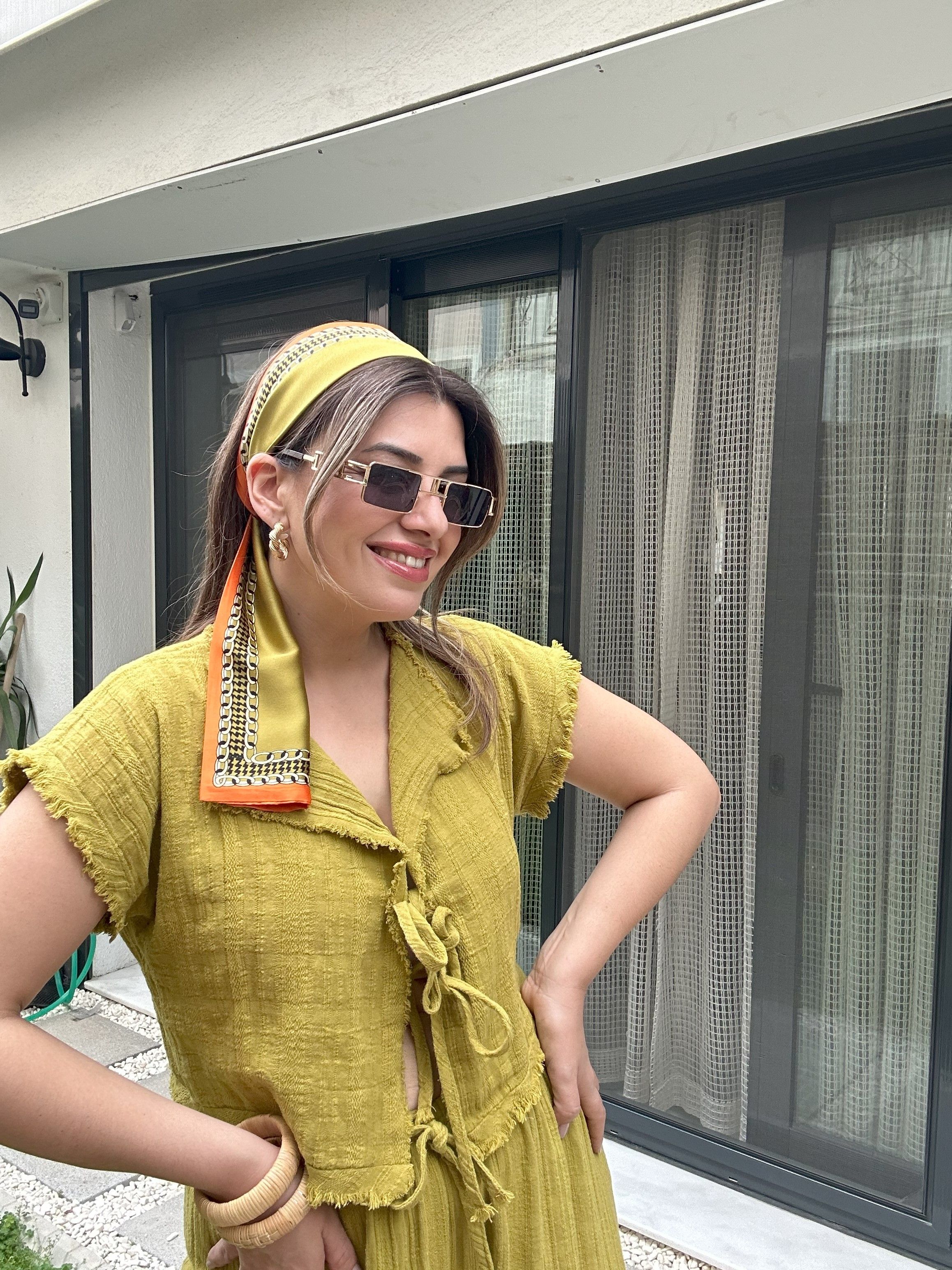 BLANCA Bağlamalı Crop Bluz