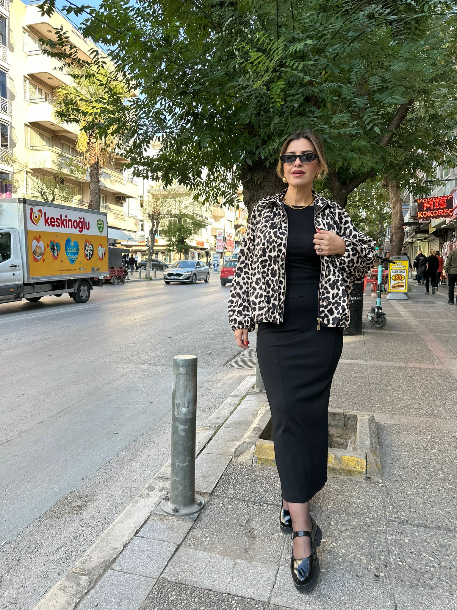 Bomber Leopar Ceket