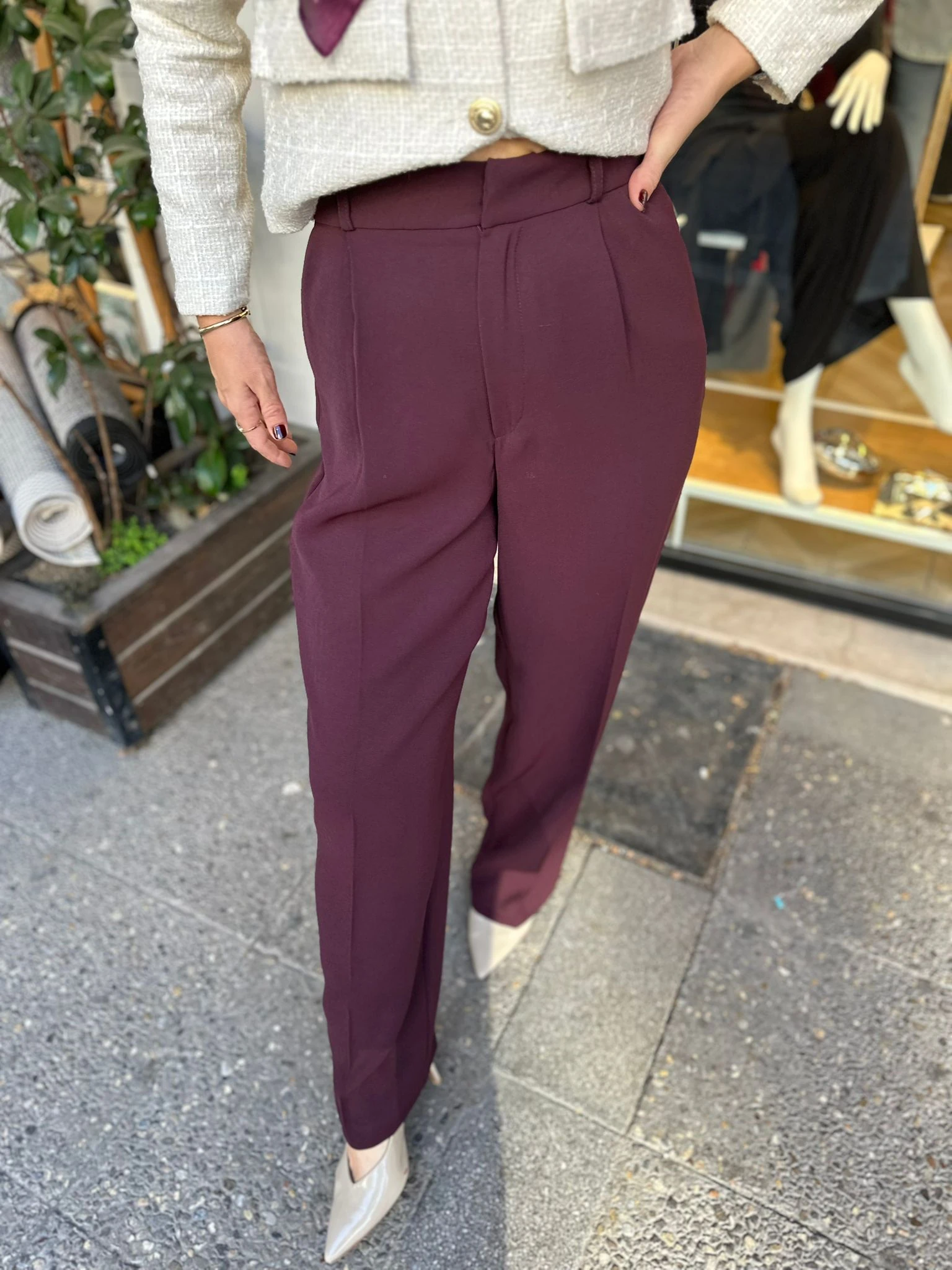 Pileli Palazzo Pantolon 